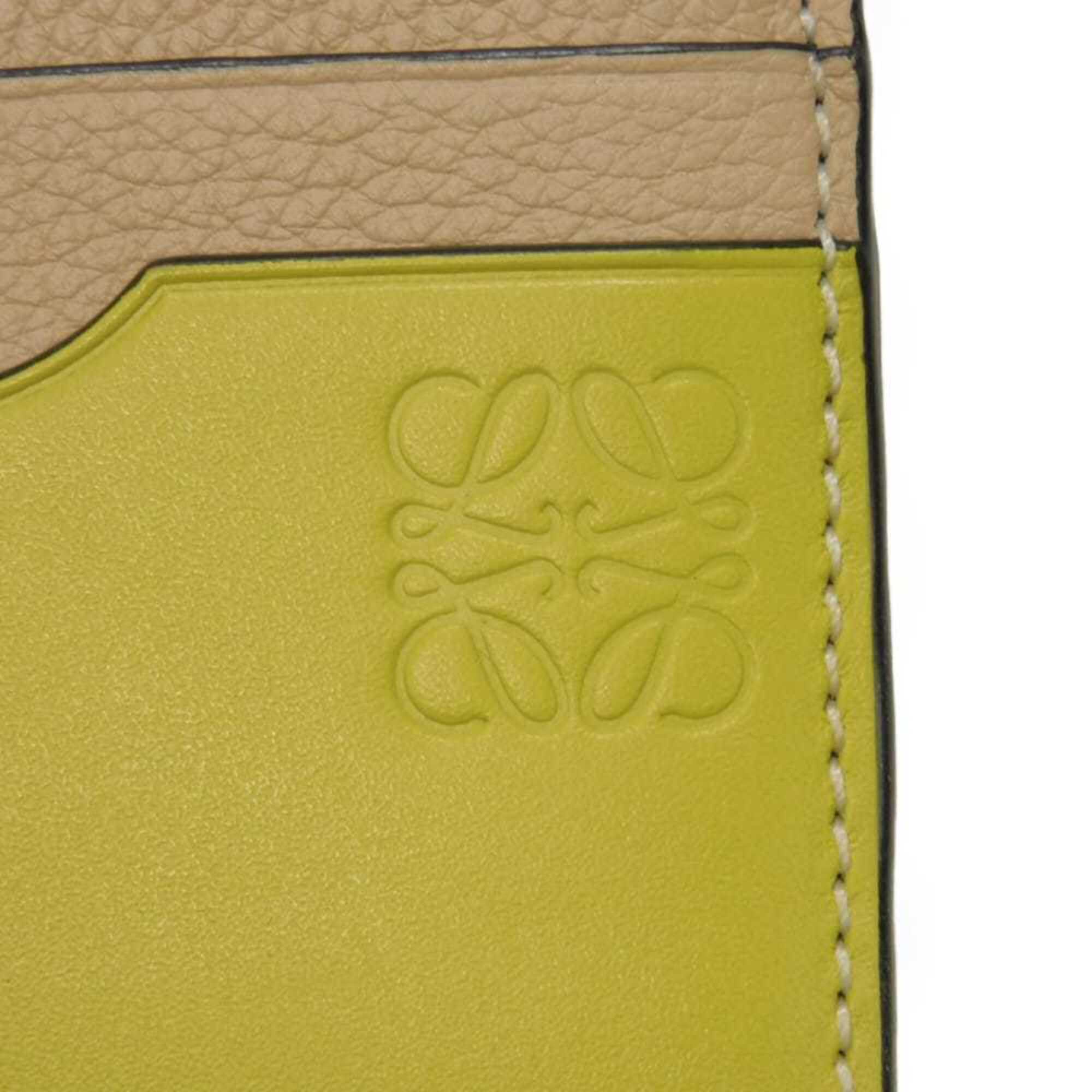 Loewe Nude Beige Leather Coin Purse/Coin Case (Pre-Owned)