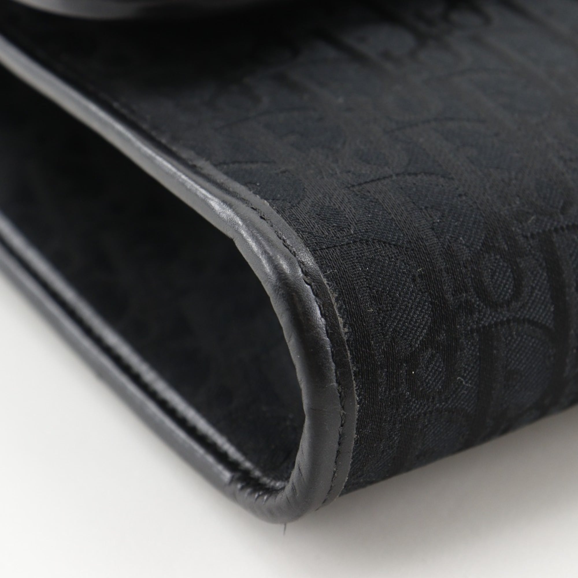 Christian Dior Black Canvas Shoulder Bag (Pre-Owned)