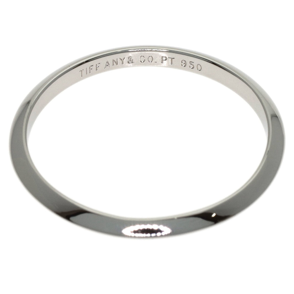 Tiffany Platinum 950 Band Ring (Pre-Owned)
