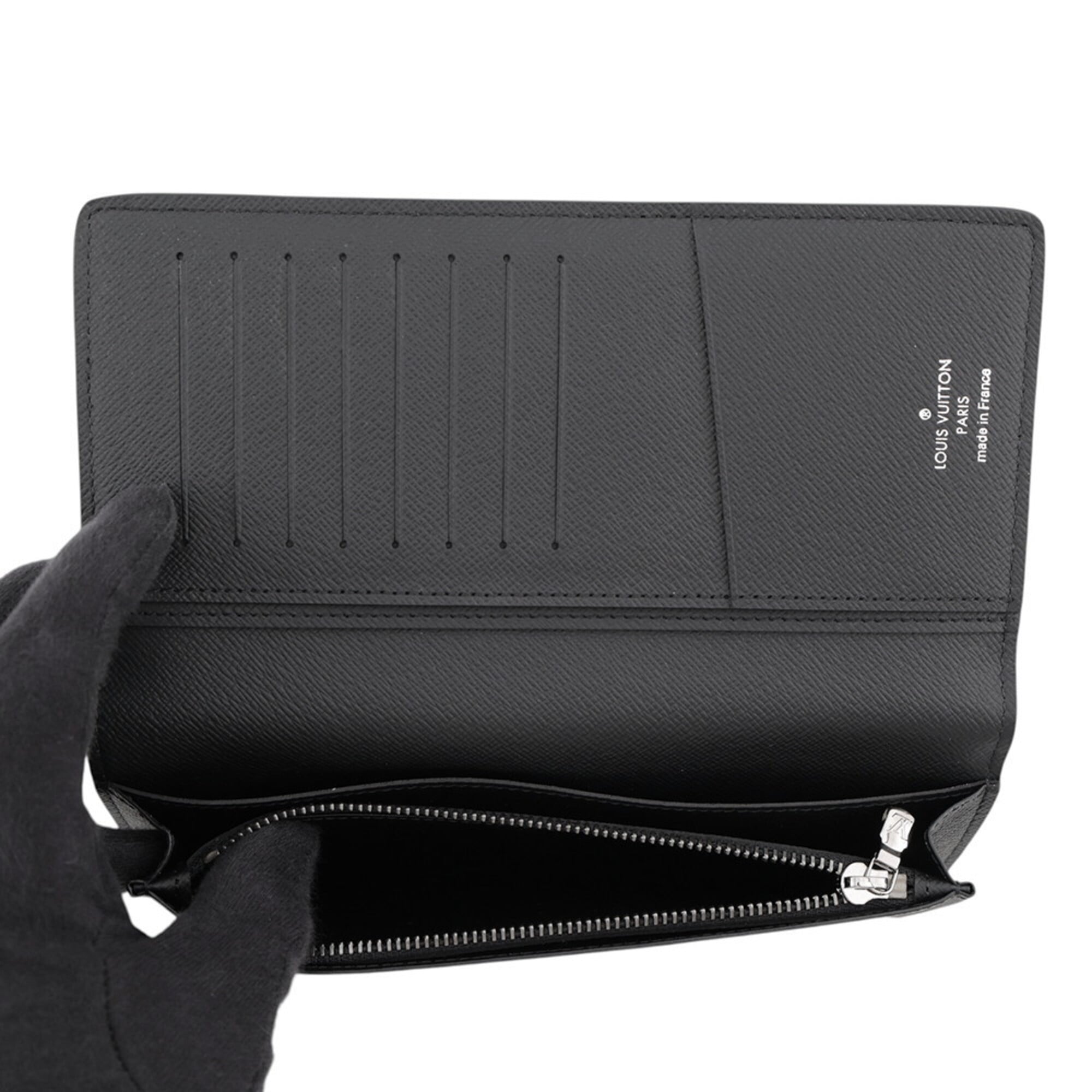 Louis Vuitton Noir Monogram Eclipse Long Wallet (Bi-Fold) (Pre-Owned)