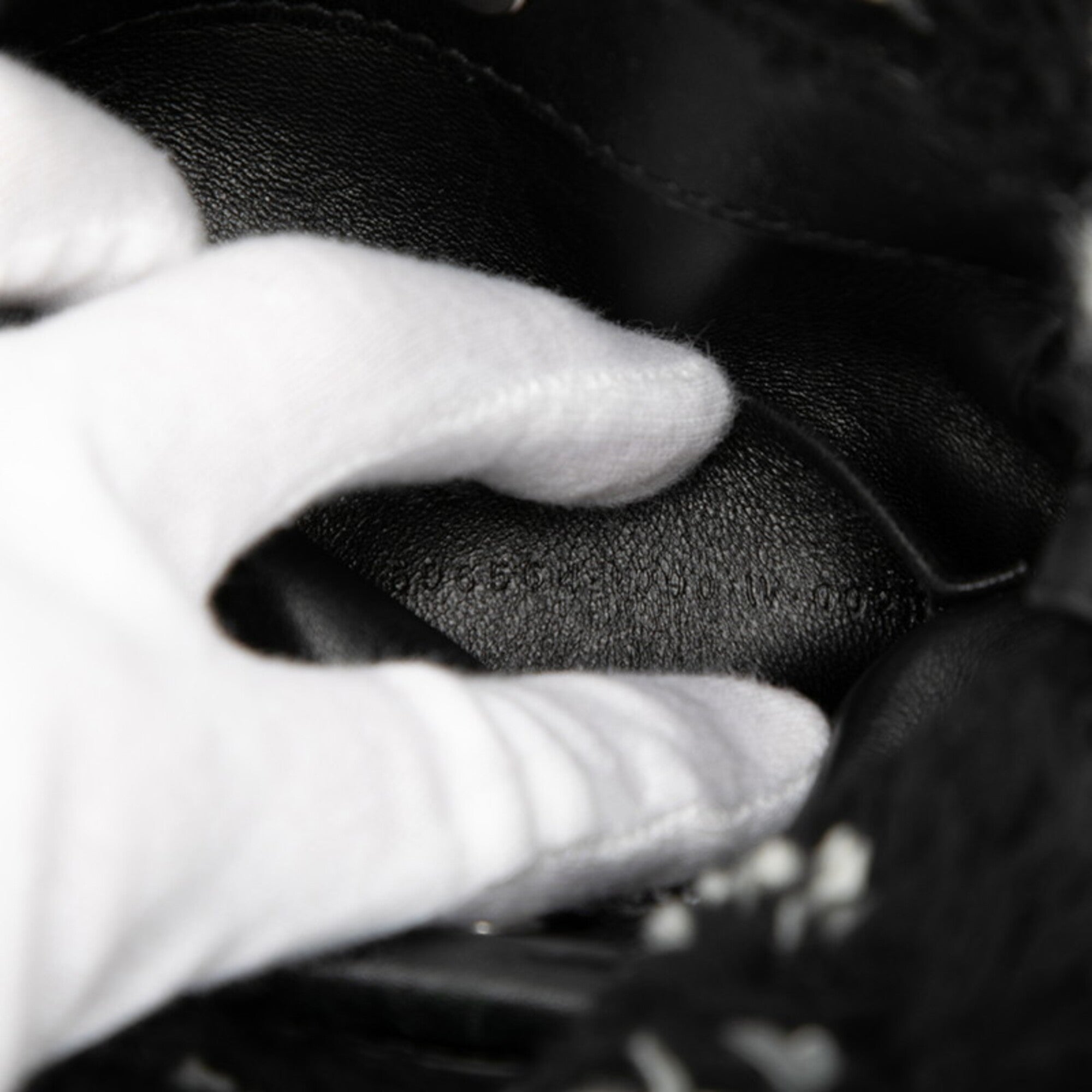 Balenciaga Black Faux Fur Handbag Shoulder Bag (Pre-Owned)