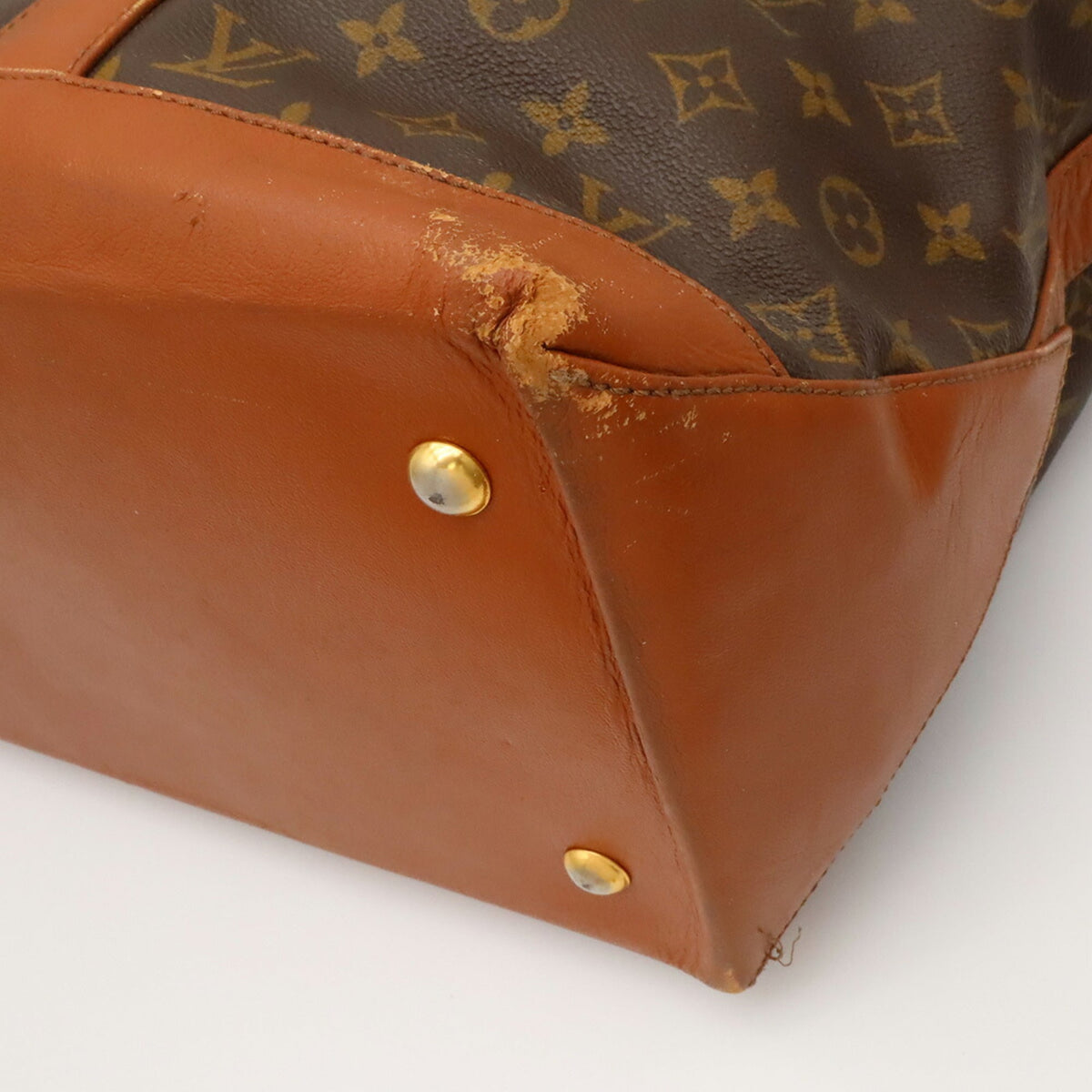 Louis Vuitton Brown Vinyl Tote Bag (Pre-Owned)
