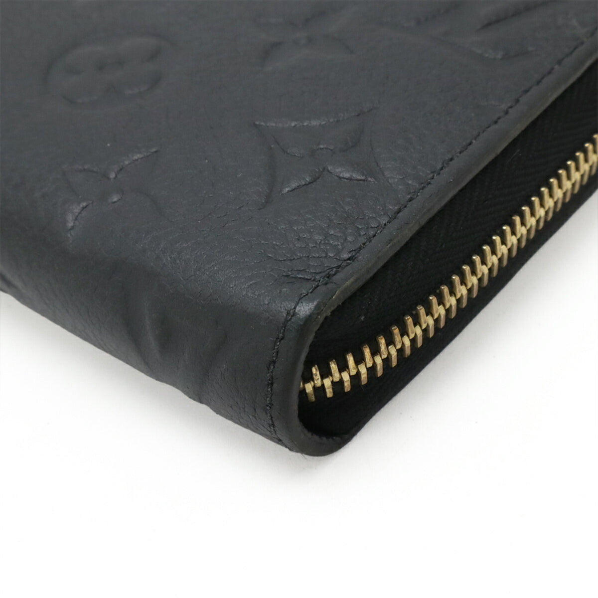 Louis Vuitton Monogram Empreinte Black Noir Monogram Empreinte Long Wallet (Bi-Fold) (Pre-Owned)