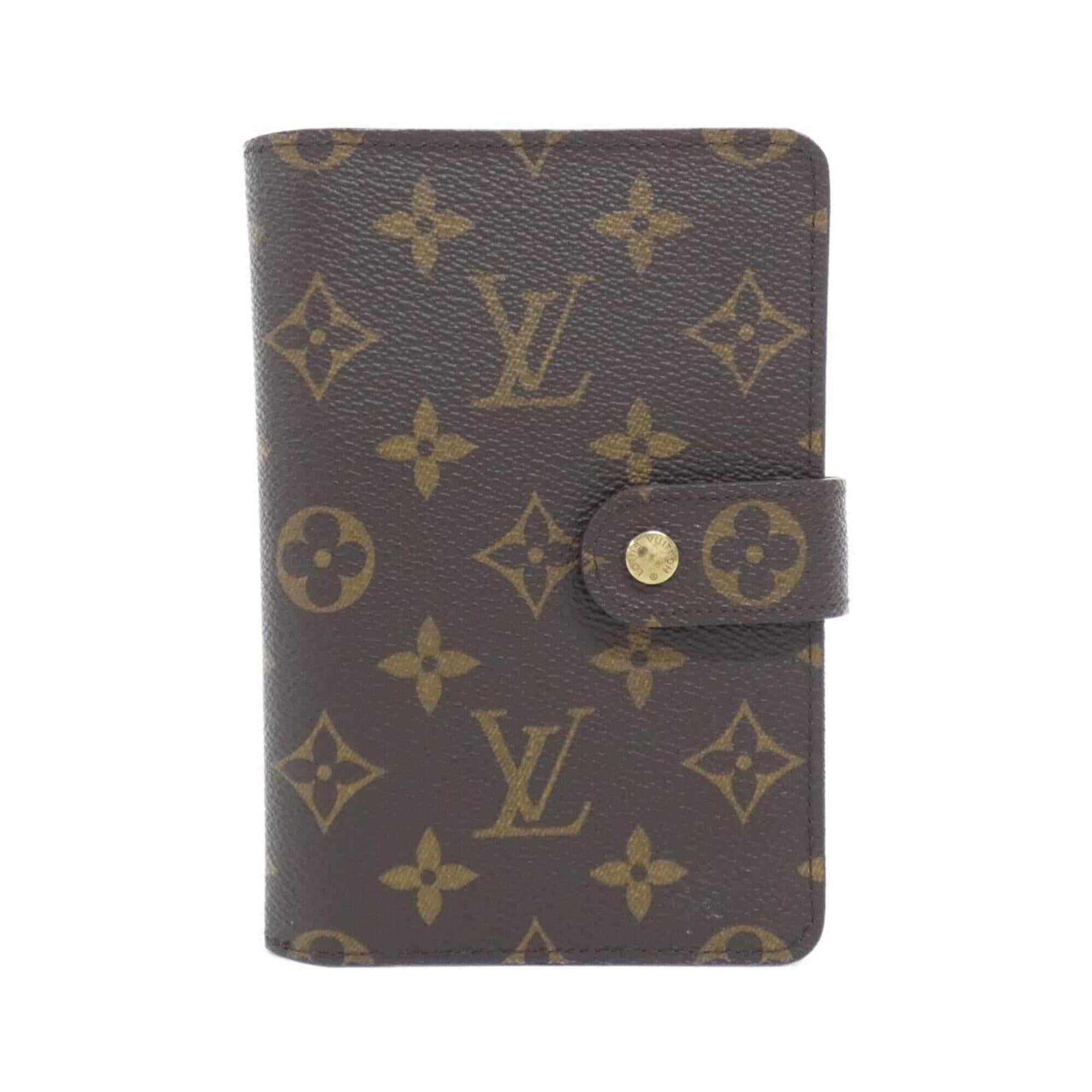 Louis Vuitton Marron Coated Canvas Wallet (Bi-Fold) (Pre-Owned)