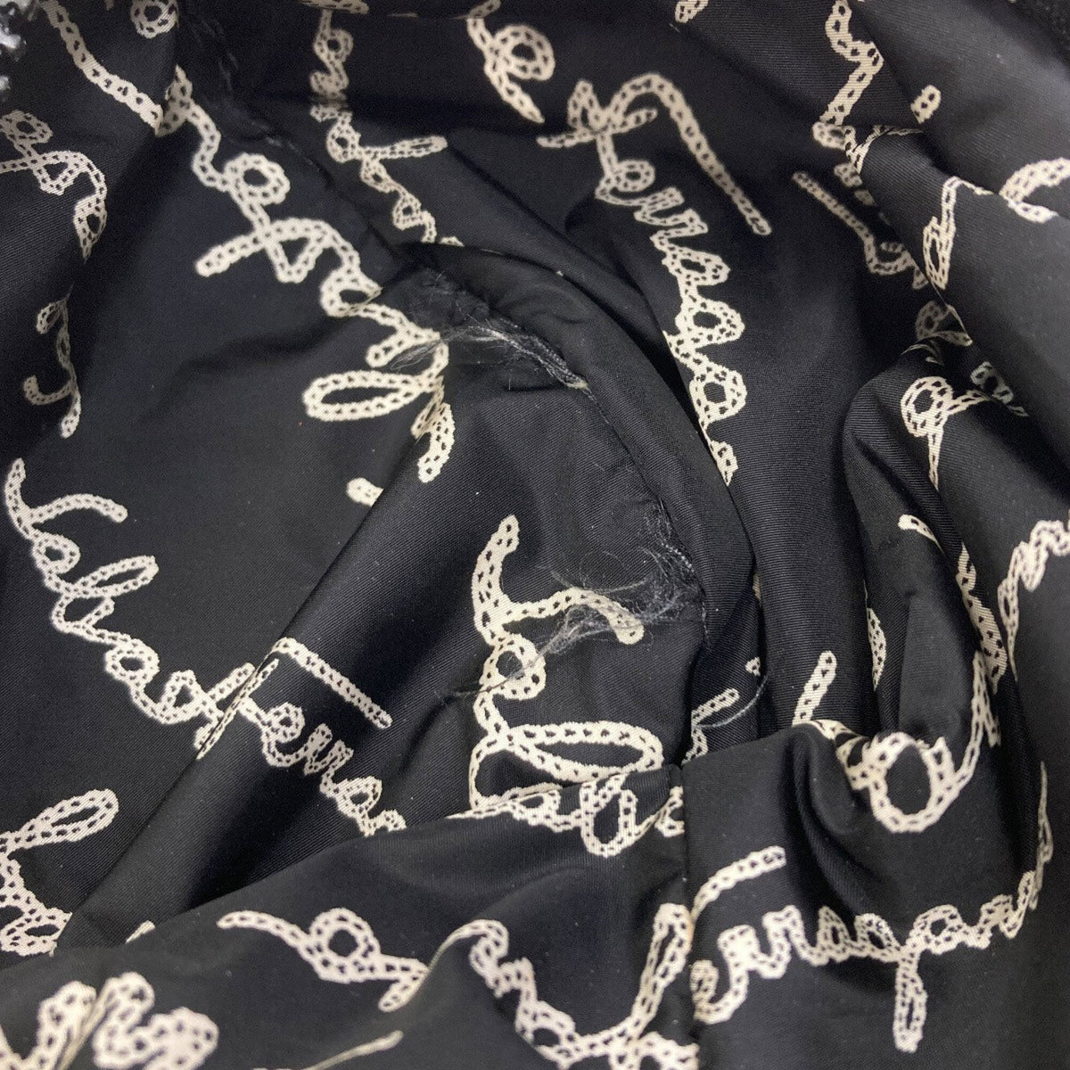 Salvatore Ferragamo Black Nylon Handbag Pouch (Pre-Owned)