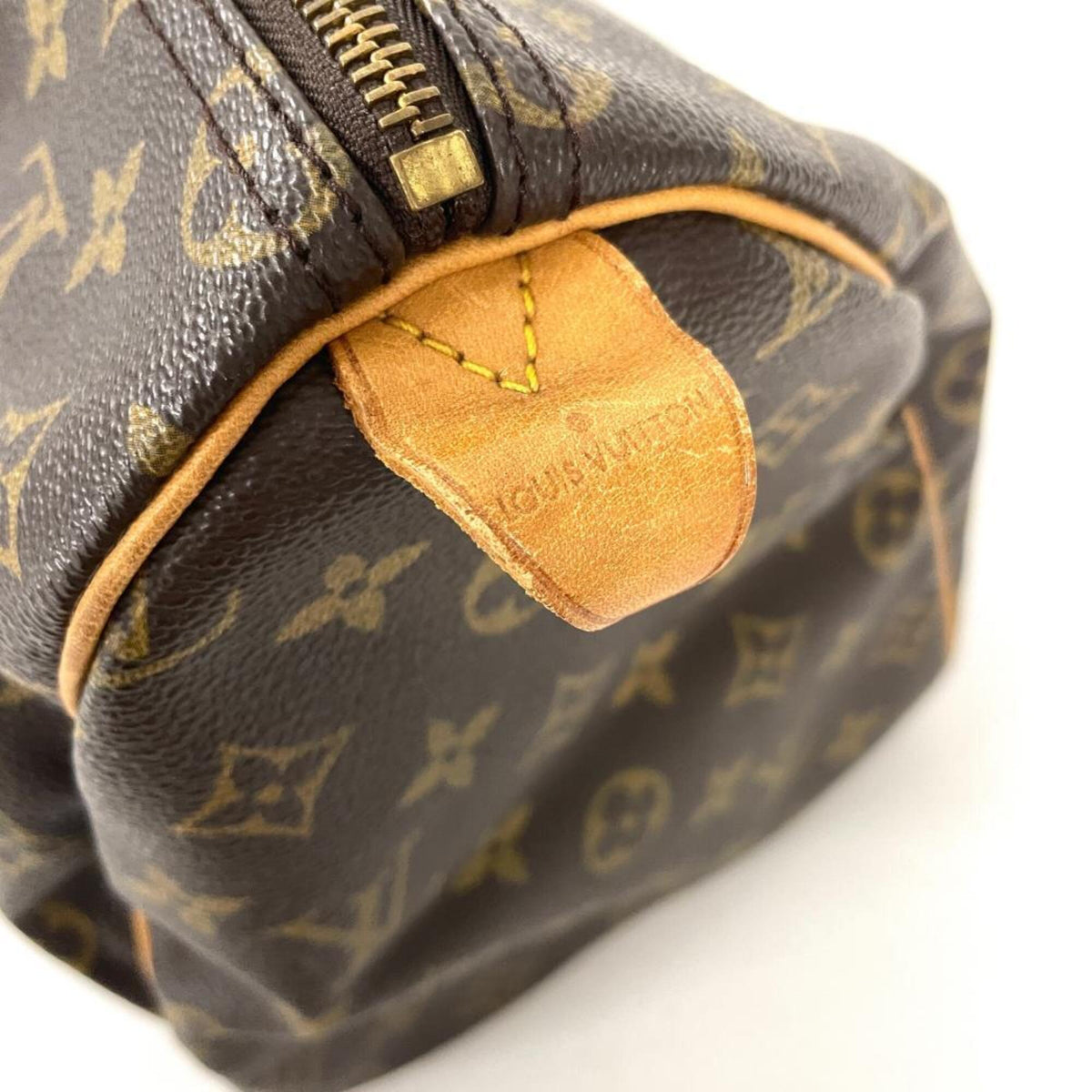 Louis Vuitton Brown Monogram Canvas Handbag (Pre-Owned)