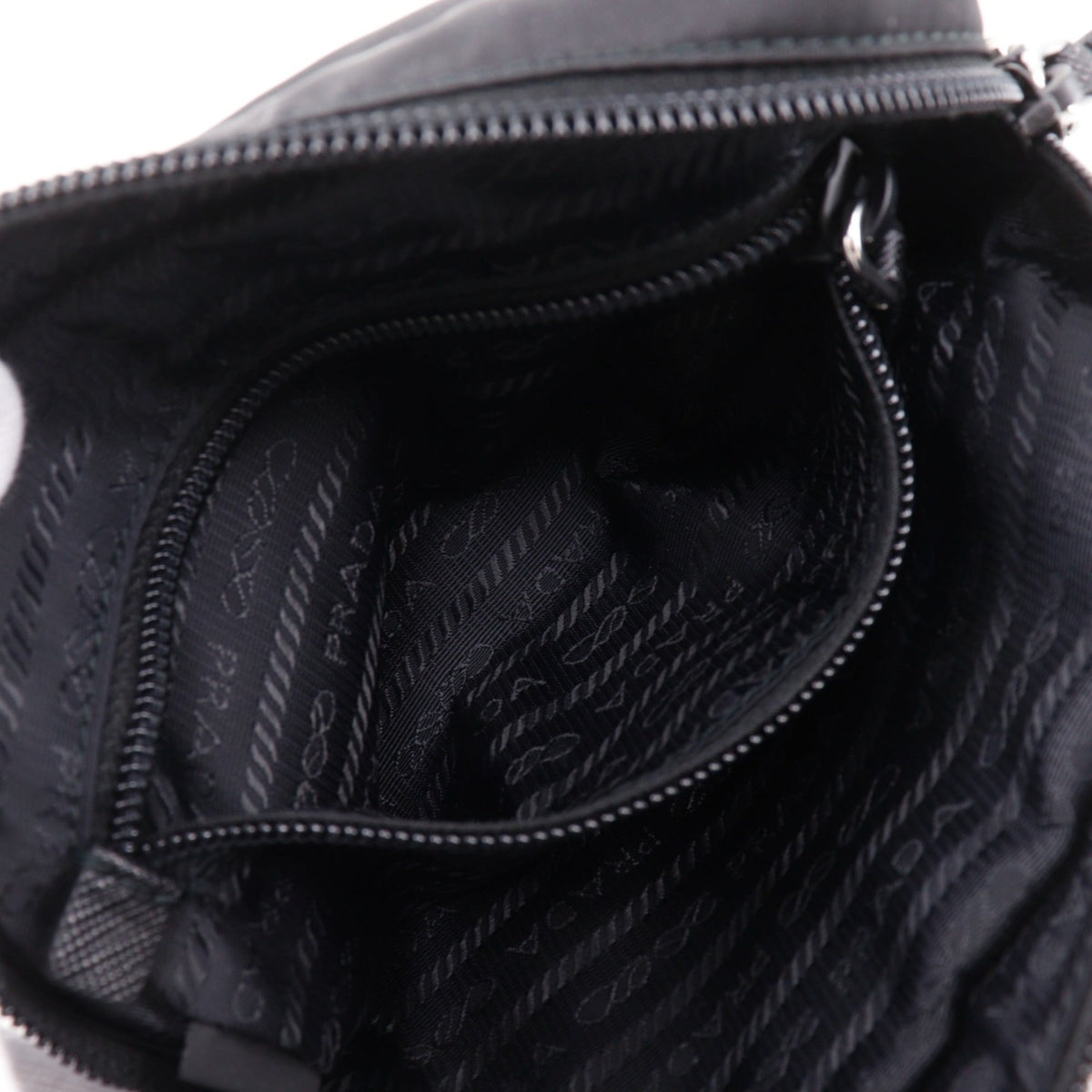Prada Black Nero Nylon Pouch (Pre-Owned)