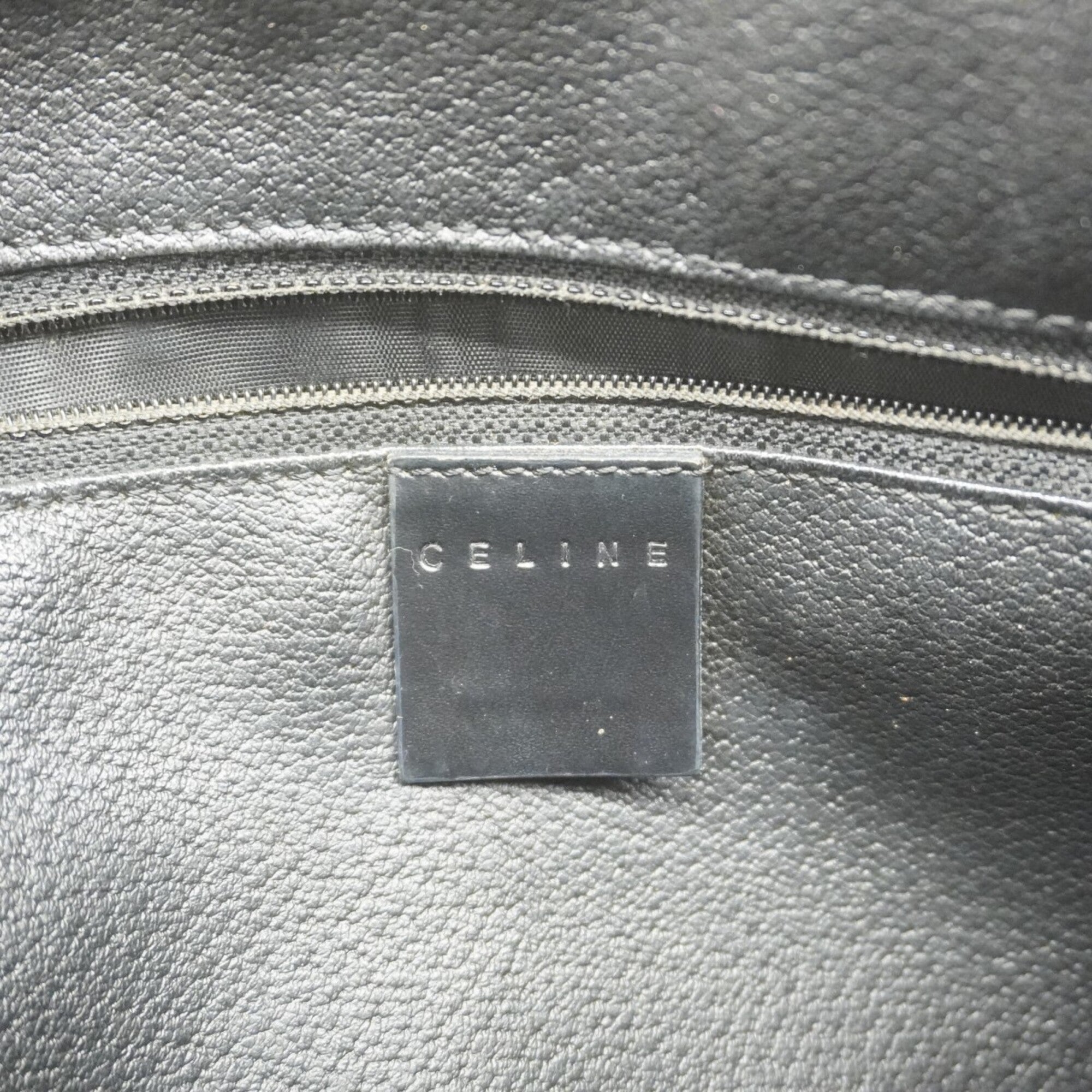 Celine Black Brown Pvc Shoulder Bag (Pre-Owned)