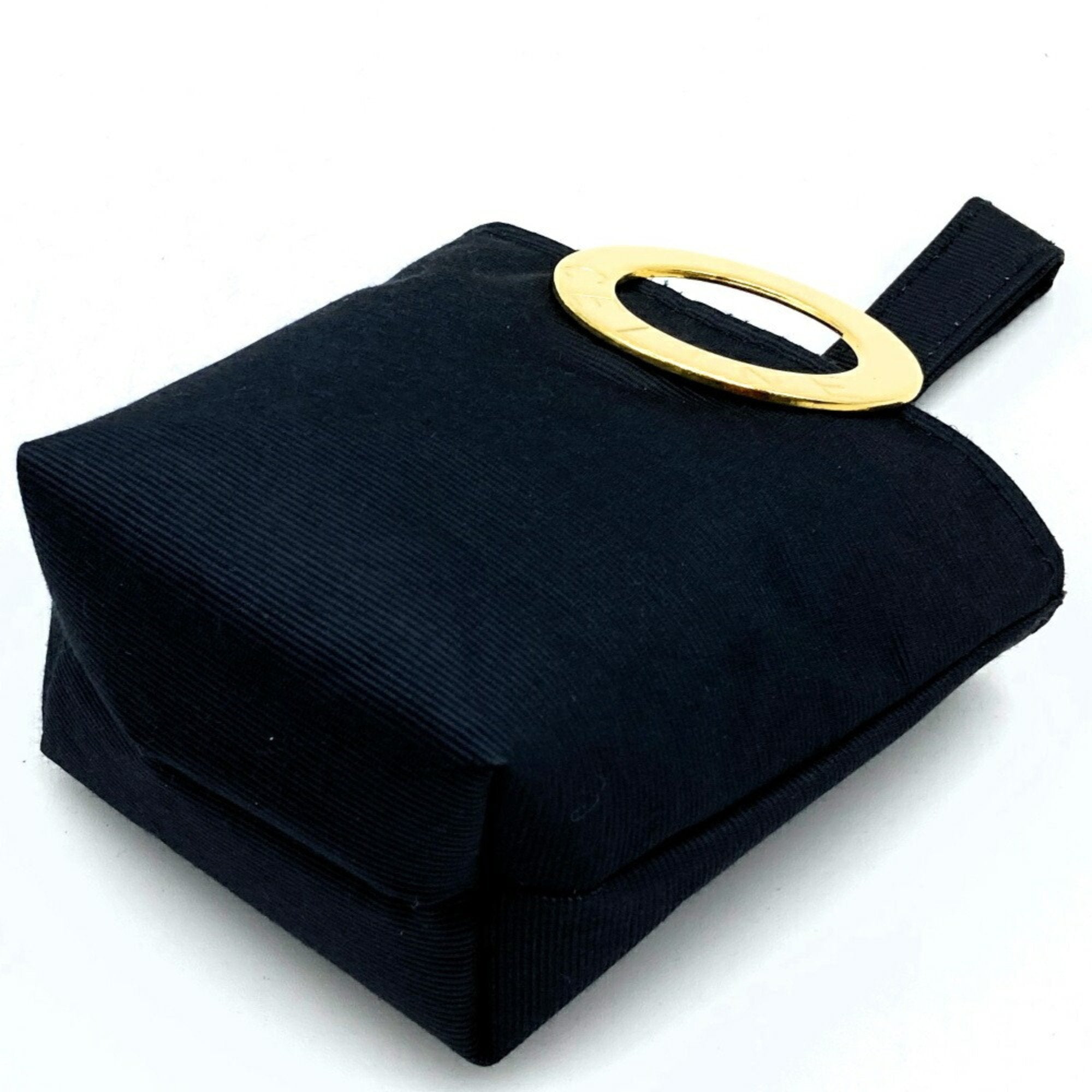 Celine Black Polyester Handbag Vanity Bag (Pre-Owned)