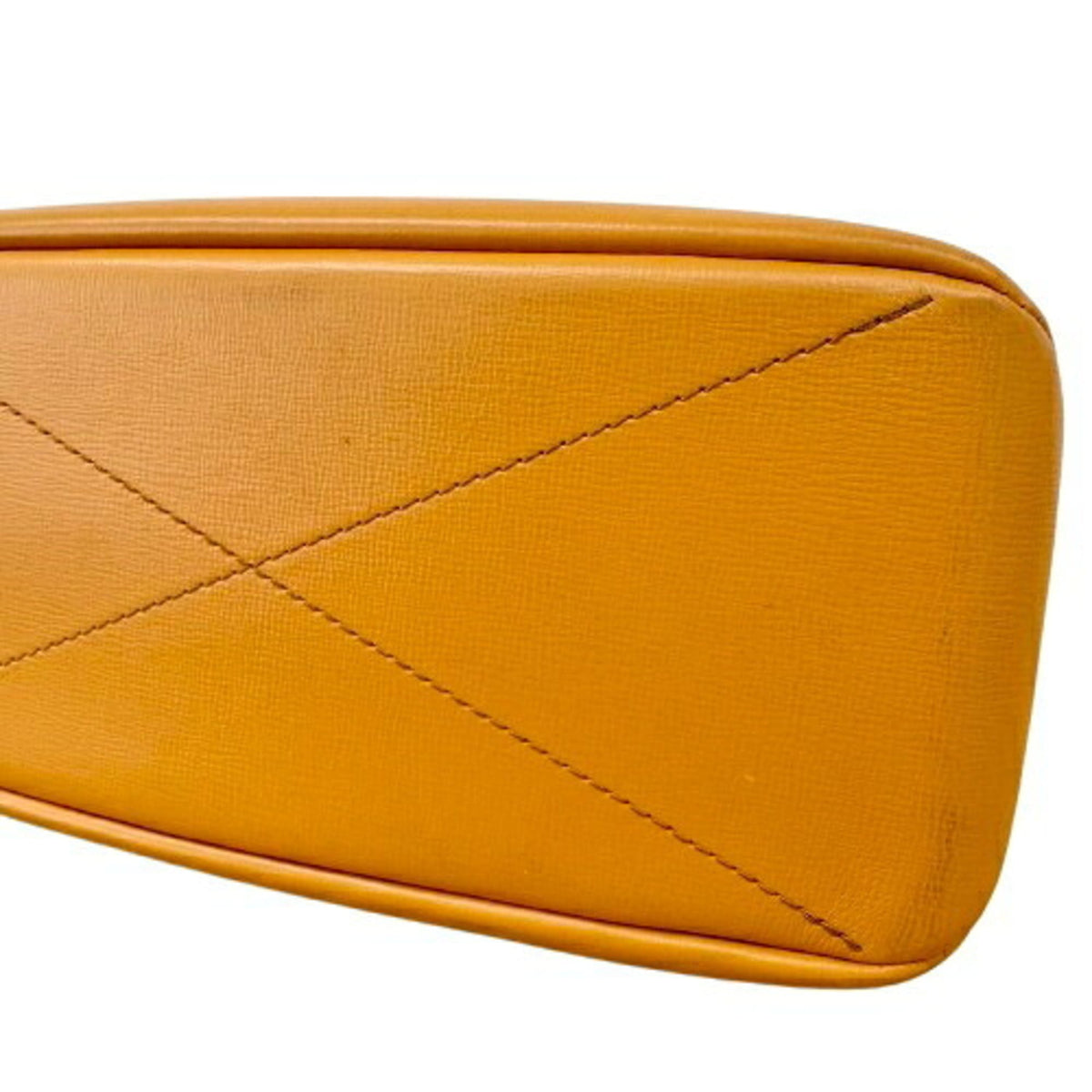Louis Vuitton Orange Leather Shoulder Bag Tote Bag (Pre-Owned)