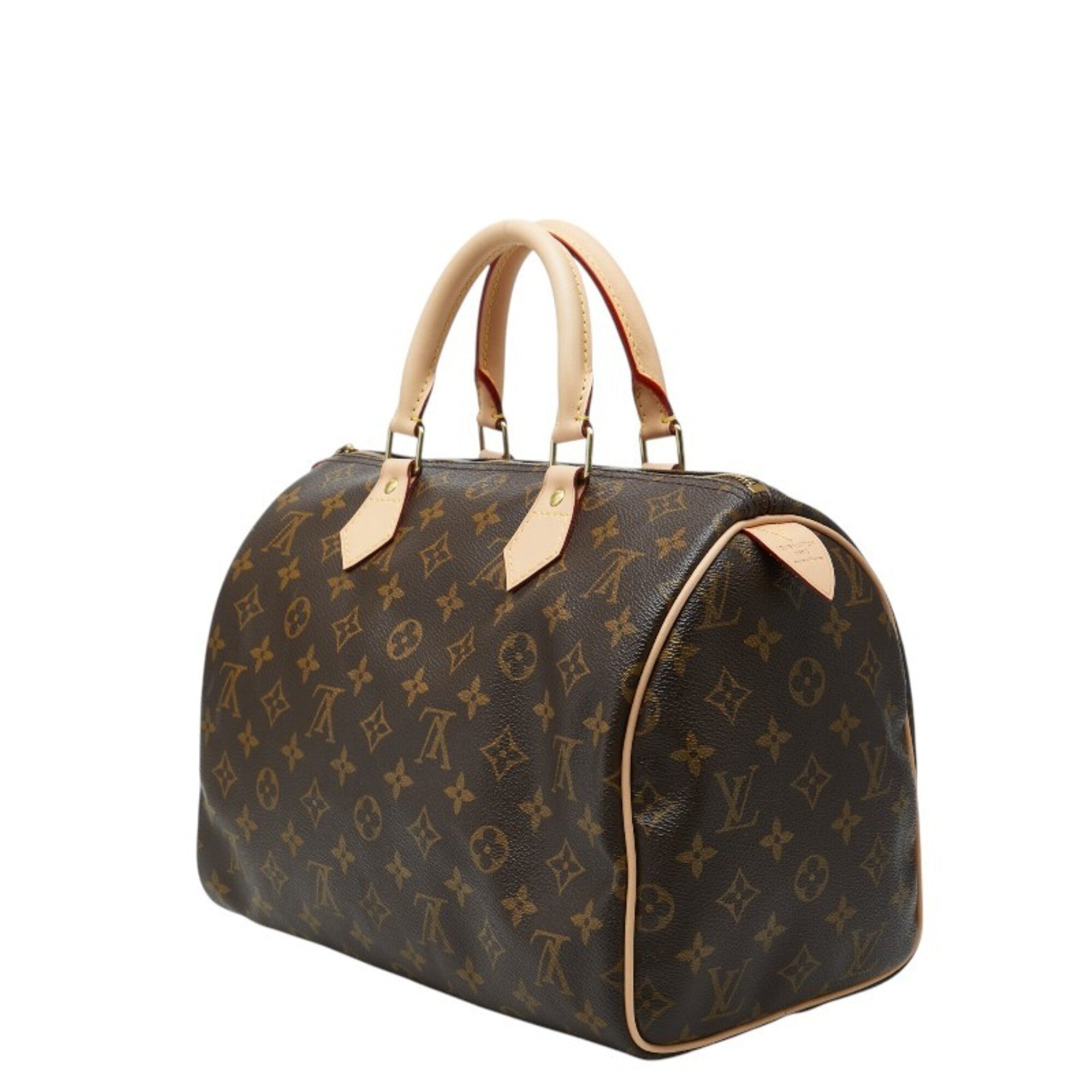 Louis Vuitton Brown Monogram Pvc Leather Boston Bag Handbag (Pre-Owned)