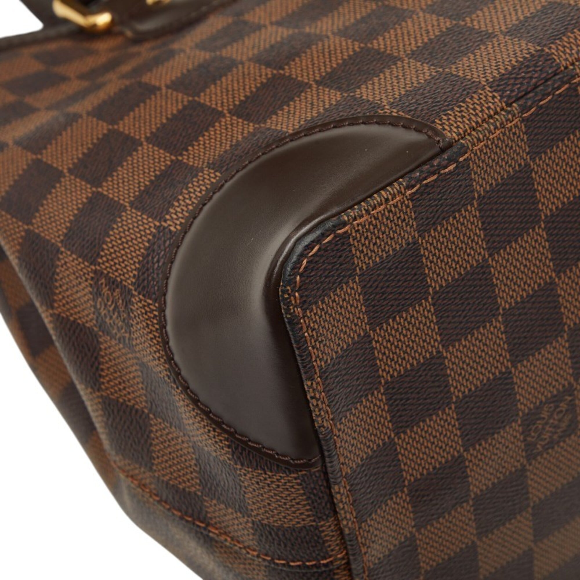 Louis Vuitton Brown Pvc Leather Handbag Tote Bag (Pre-Owned)