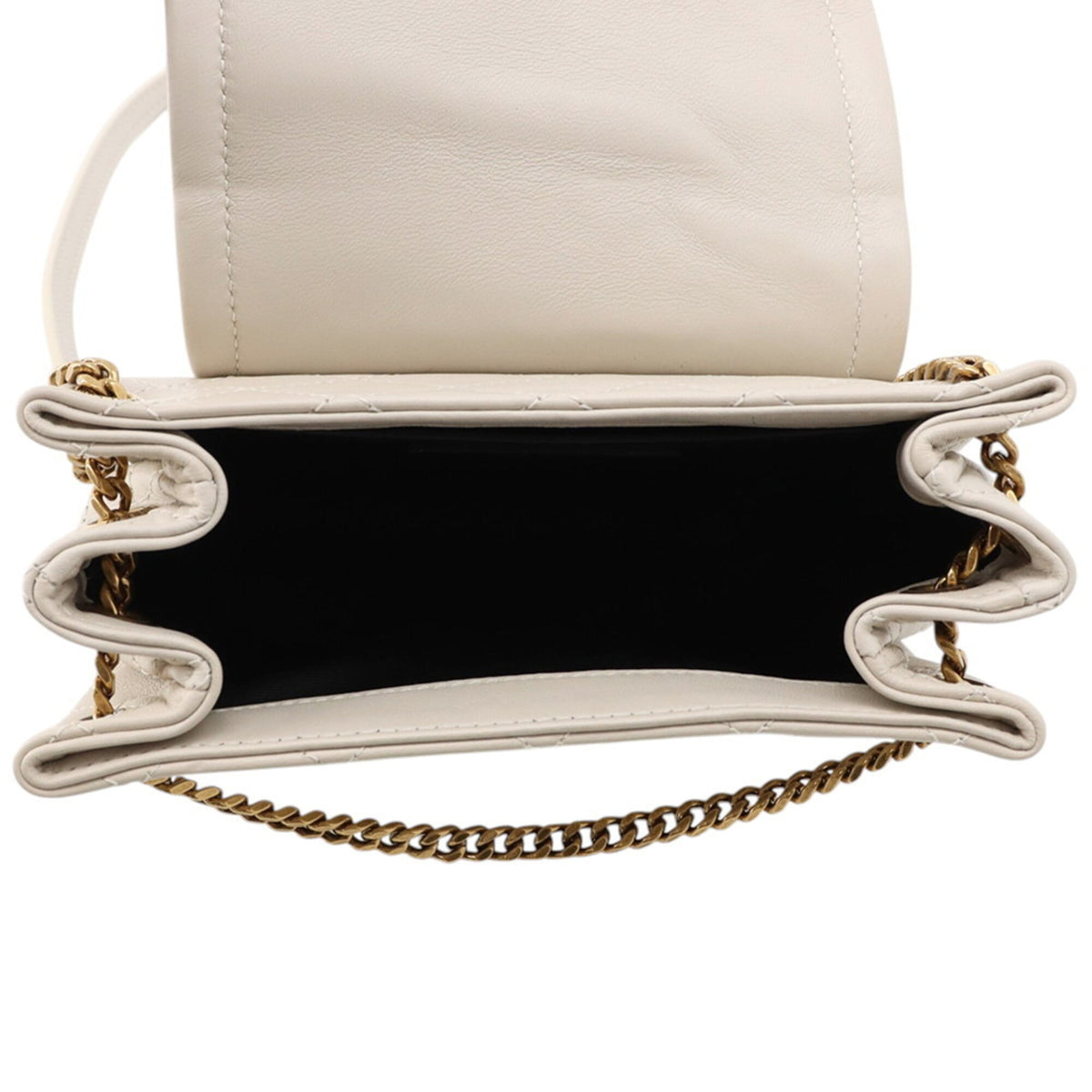 Saint Laurent White Leather Shoulder Bag (Pre-Owned)