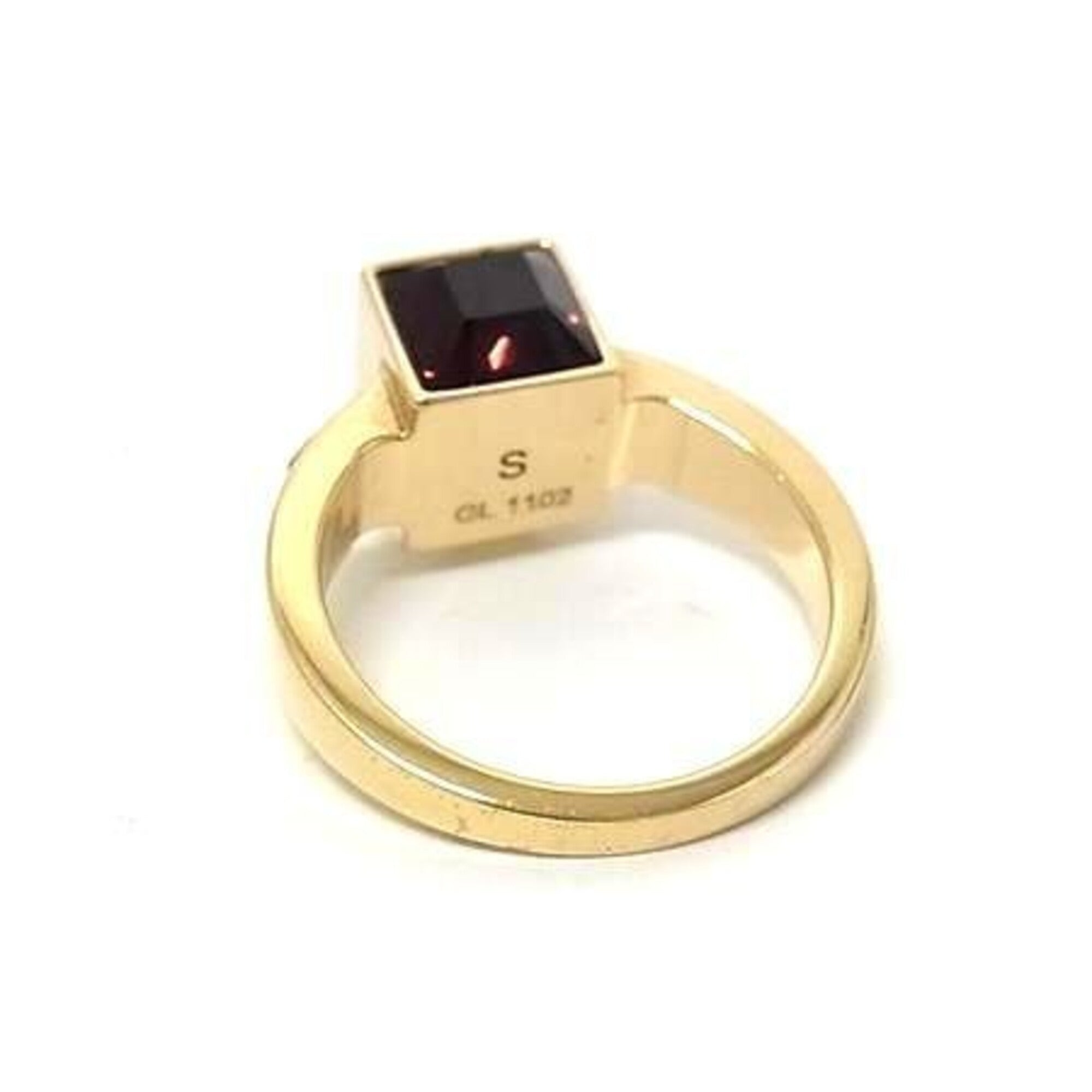 Louis Vuitton Gamble Gold Metal Band Ring (Pre-Owned)