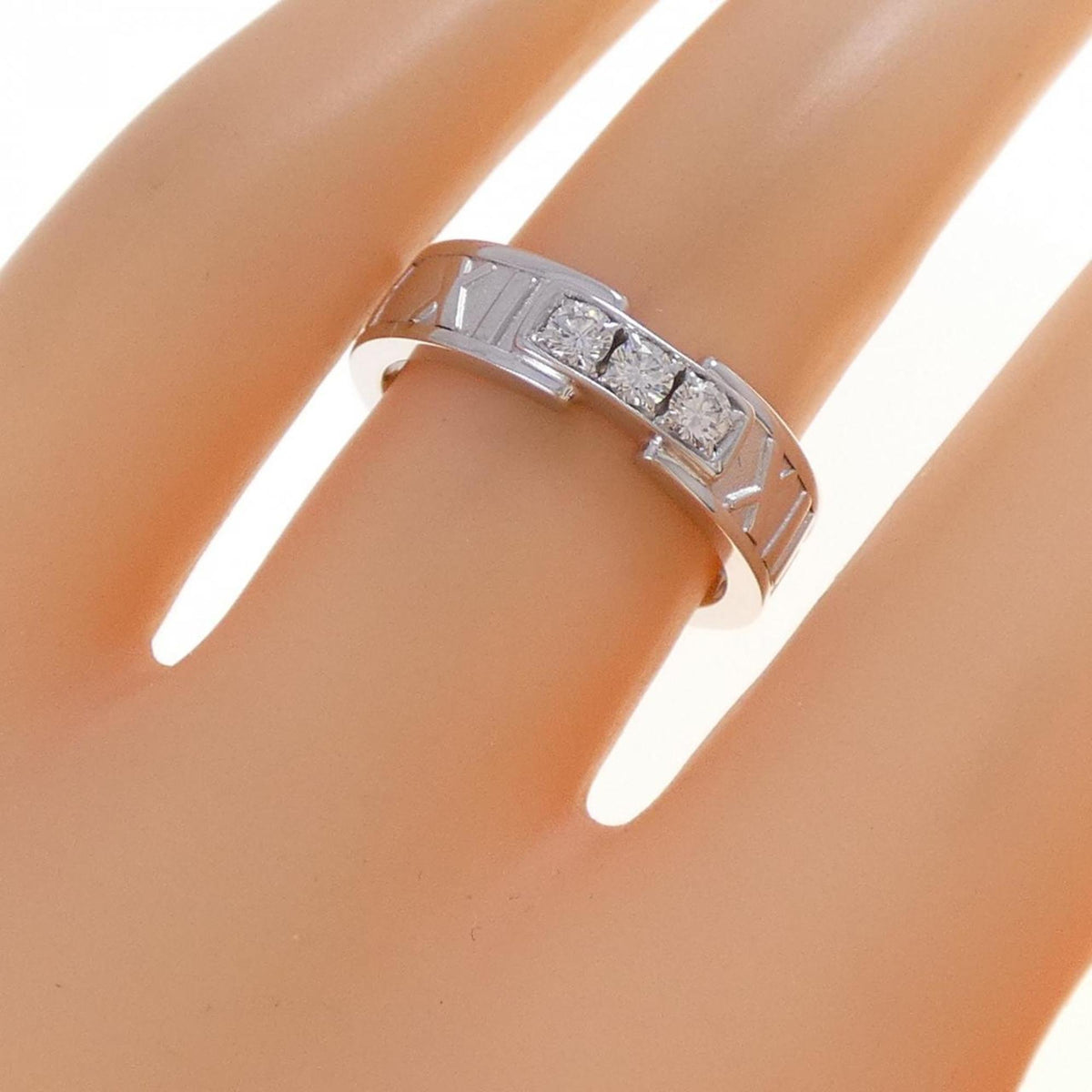 Tiffany White Gold Band Ring (Pre-Owned)