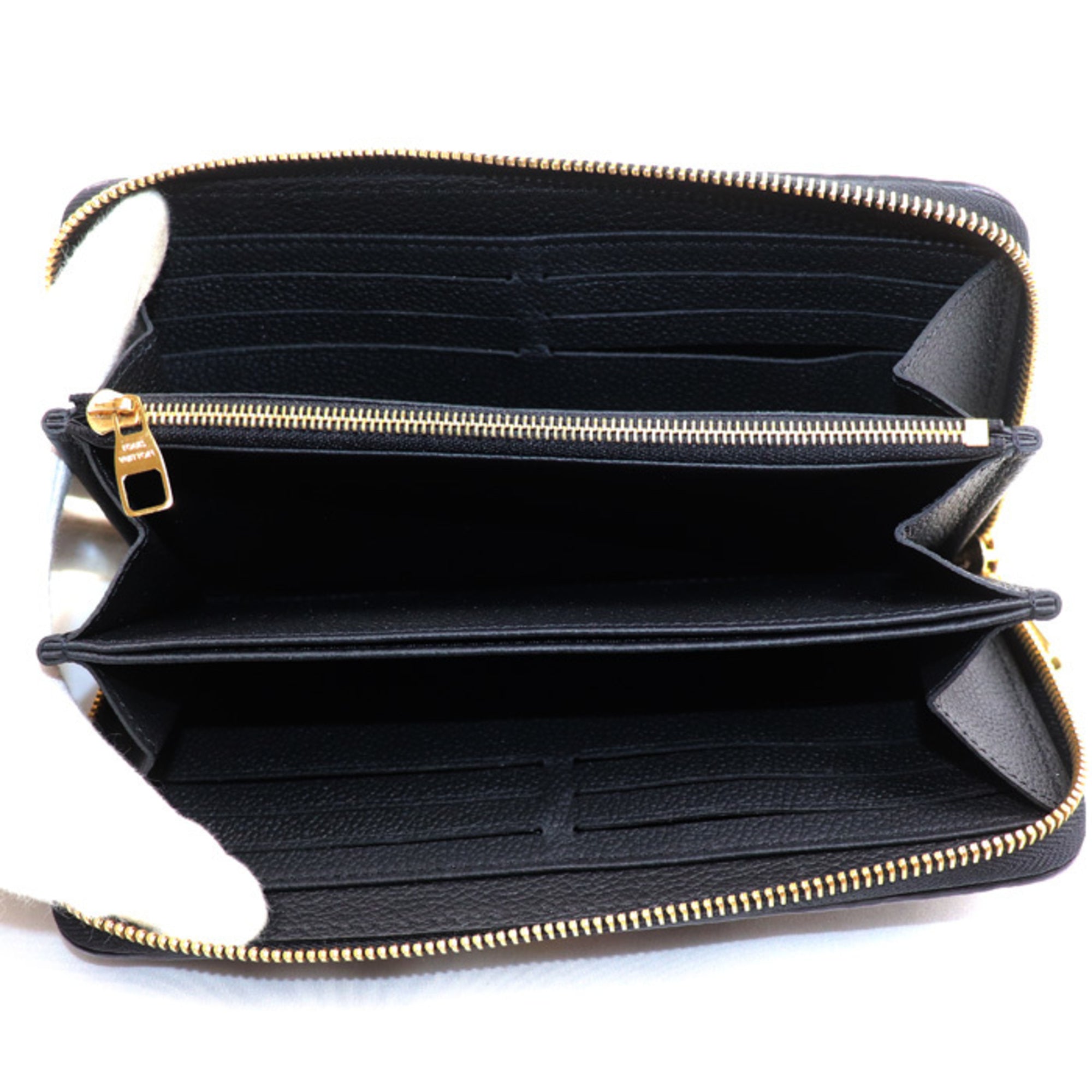 Louis Vuitton Noir Monogram Empreinte Long Wallet (Bi-Fold) (Pre-Owned)