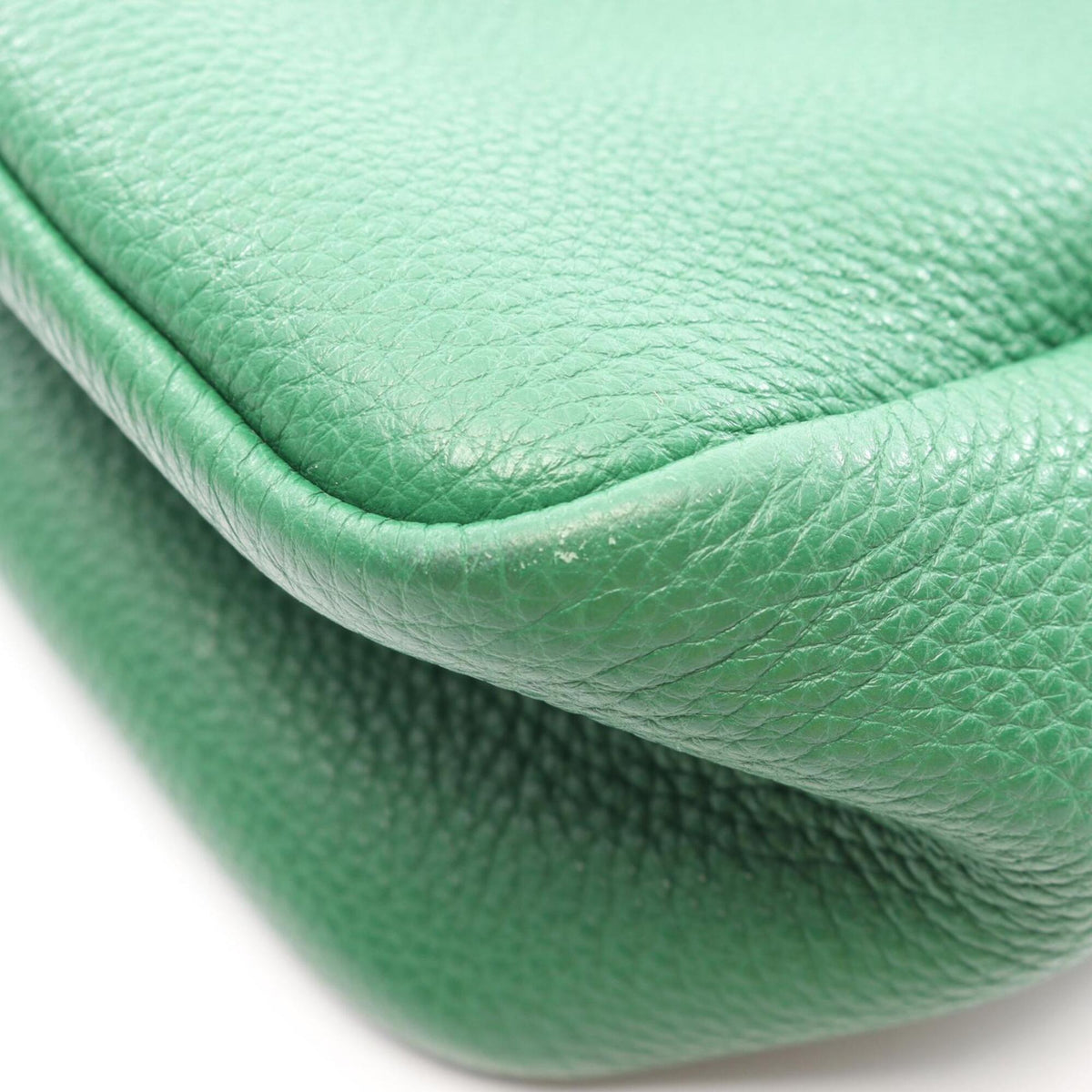 Prada Green Leather Handbag (Pre-Owned)