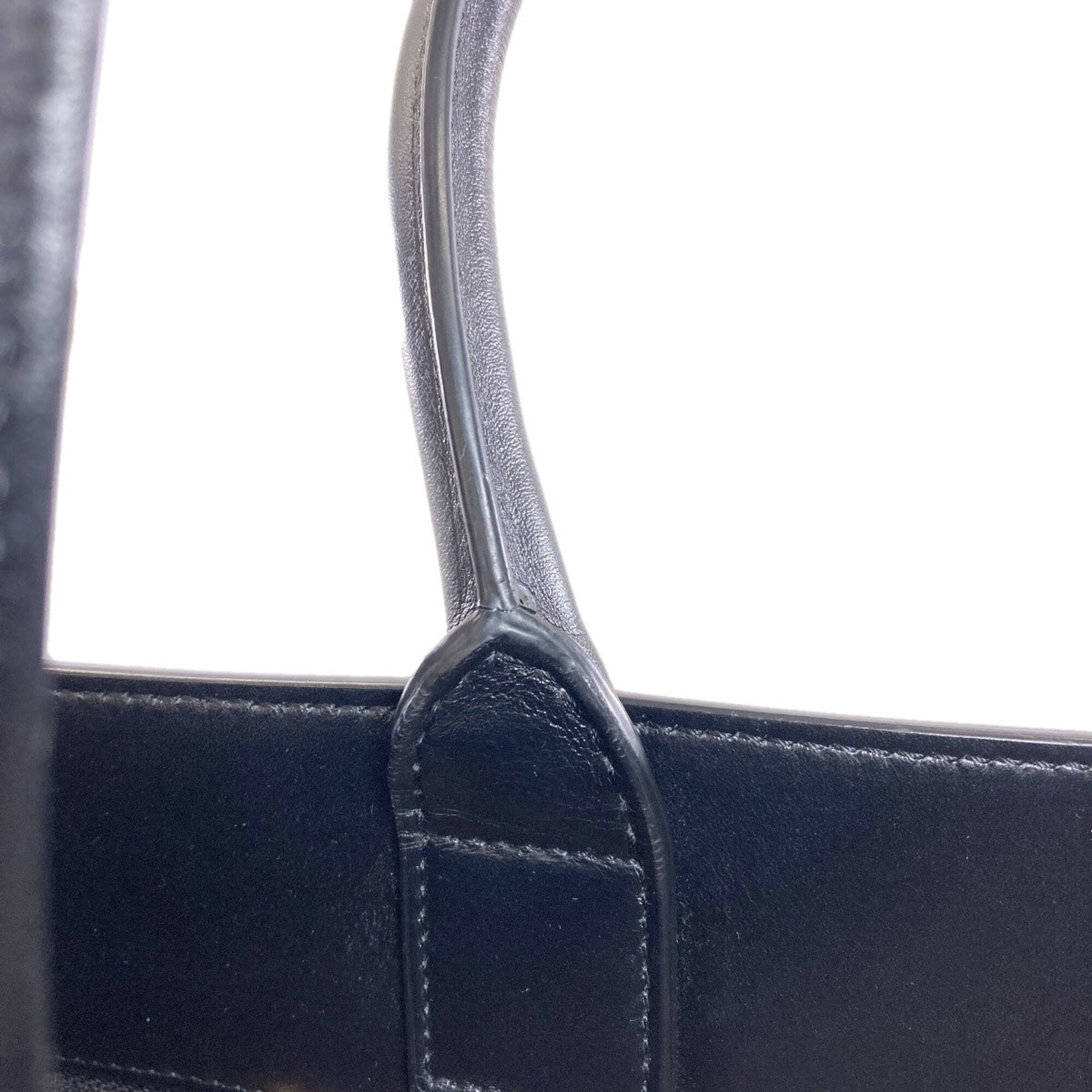 Celine Black Brown Pvc Tote Bag (Pre-Owned)