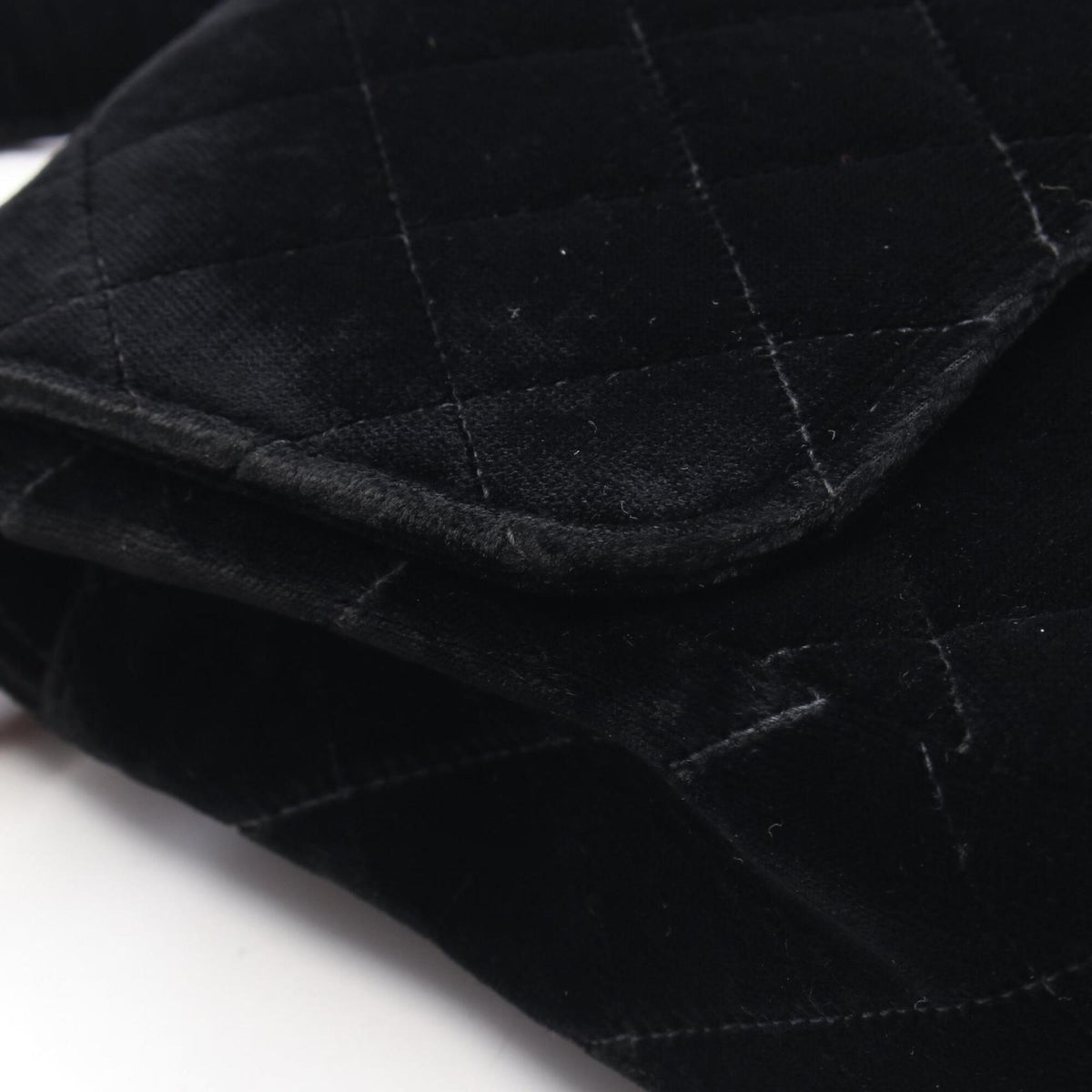 Chanel Black Fabric Backpack Handbag (Pre-Owned)
