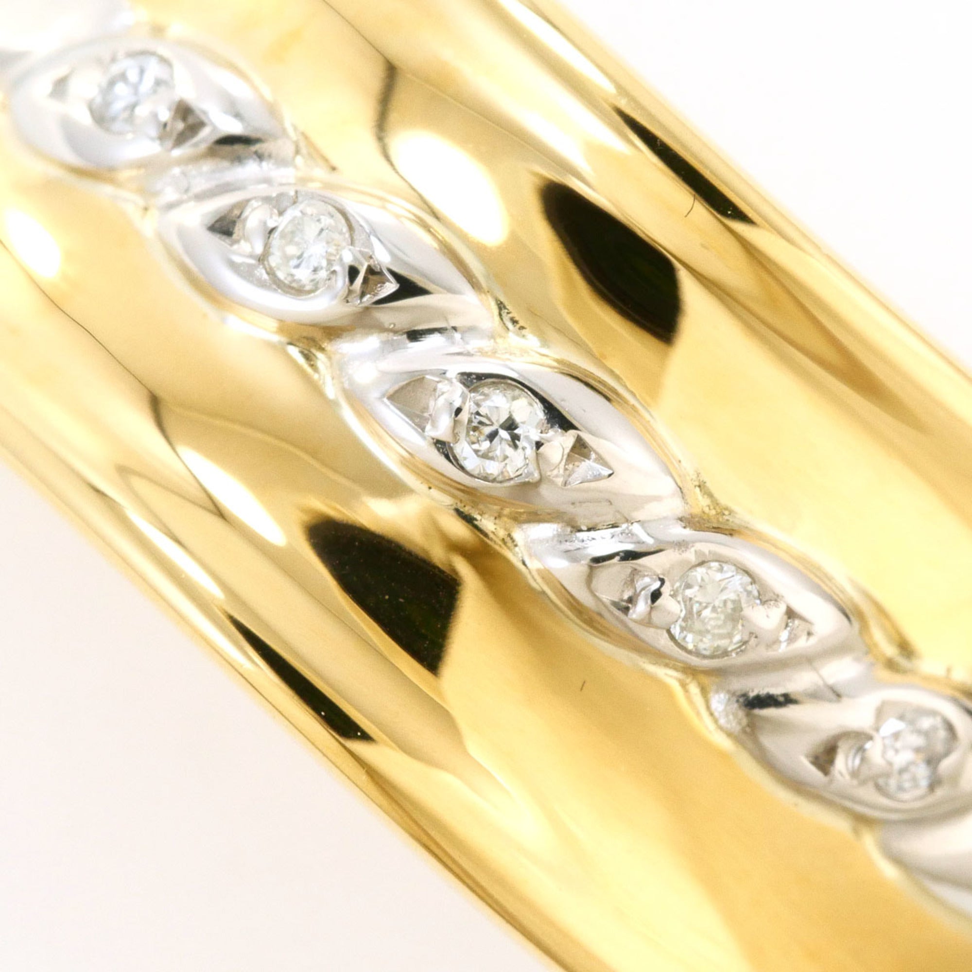 Unbranded Platinum Yellow Gold Yellow Gold (18K) Platinum 900 Band Ring (Pre-Owned)