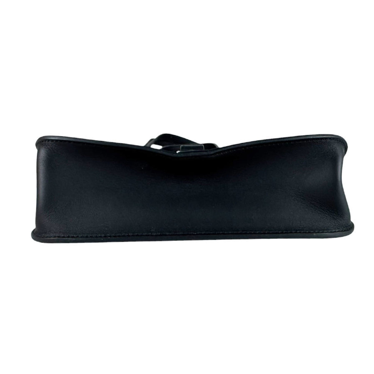 Hermes Black Swift Leather Handbag Shoulder Bag (Pre-Owned)