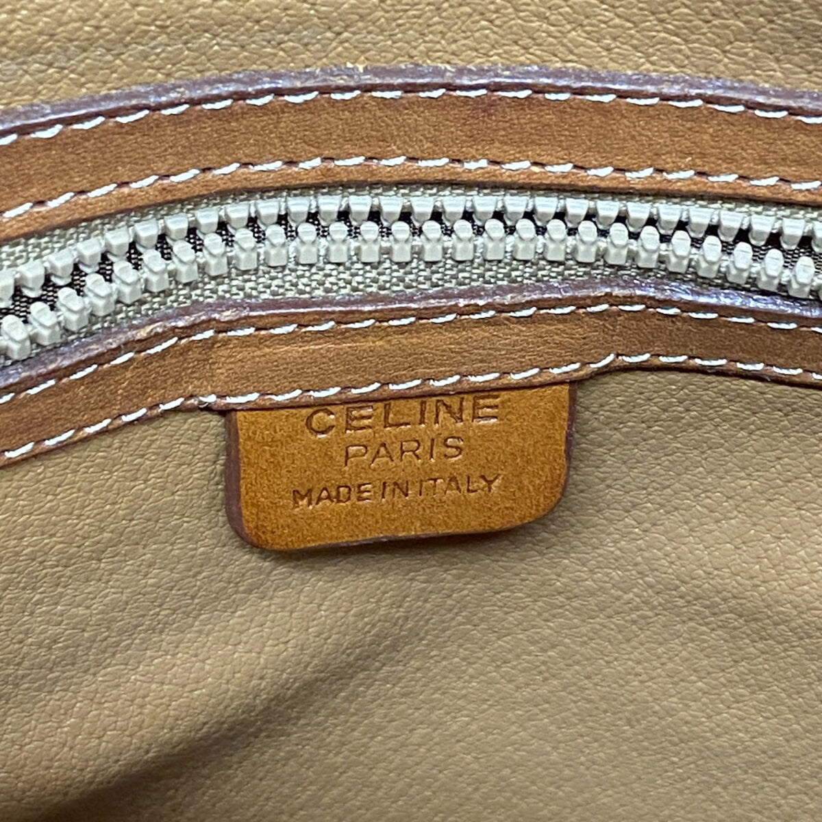 Celine Brown Pvc Shoulder Bag (Pre-Owned)