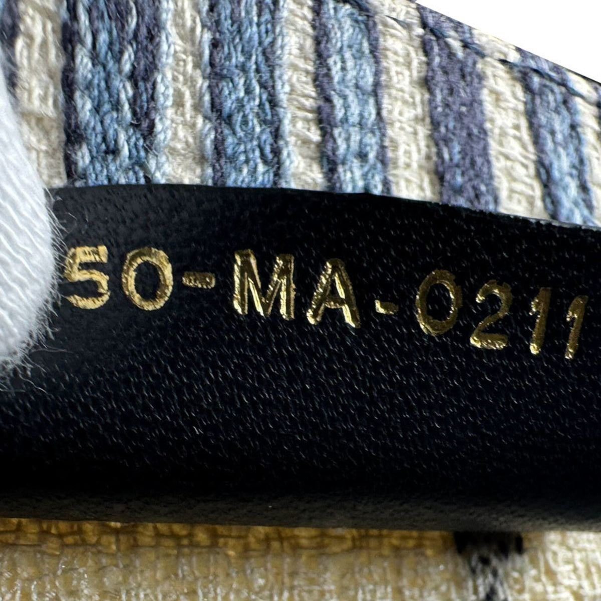 Christian Dior Navy Canvas Handbag (Pre-Owned)