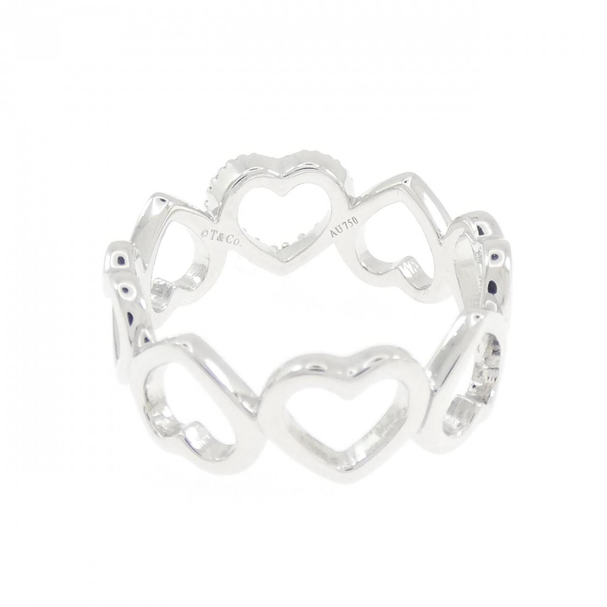 Tiffany White Gold (18K) Band Ring (Pre-Owned)