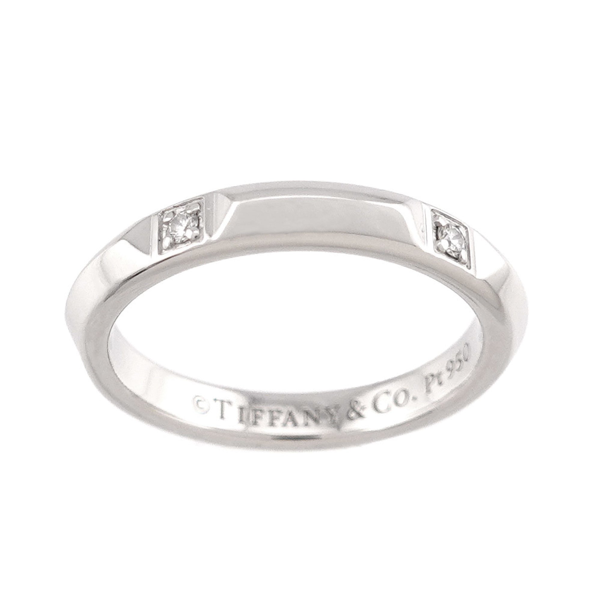 Tiffany Platinum 950 Band Ring (Pre-Owned)