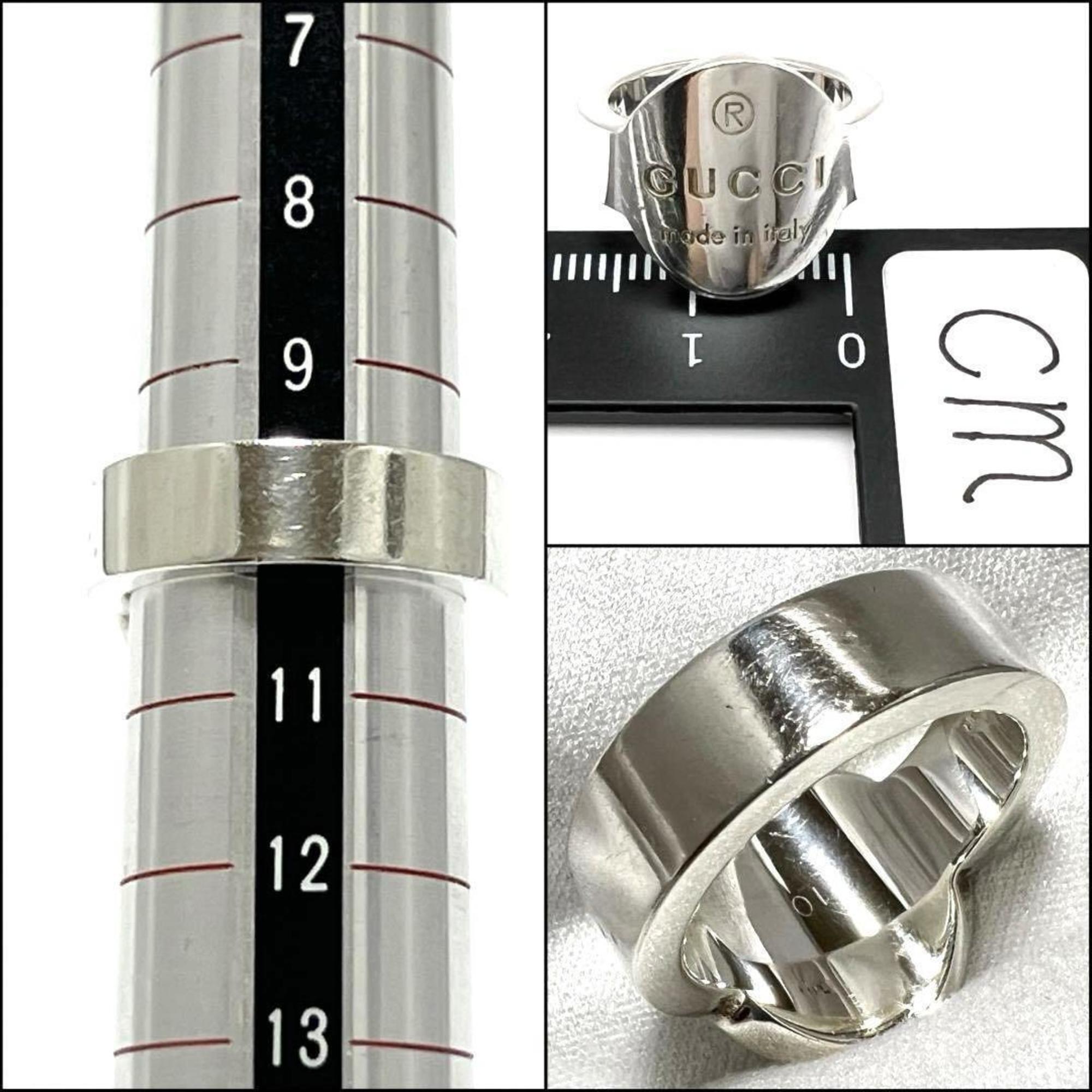 Gucci Silver Silver 925 Band Ring (Pre-Owned)