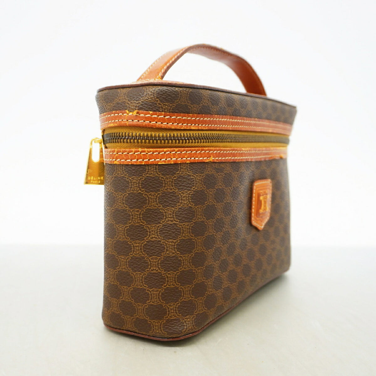 Celine Brown Pvc Vanity Bag (Pre-Owned)