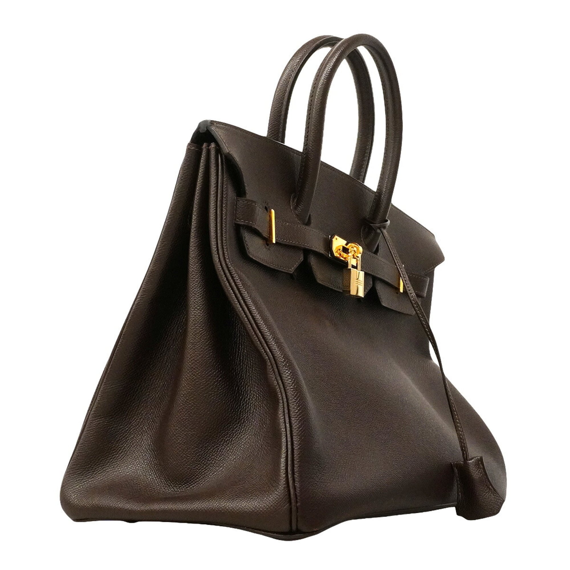 Hermes Brown Leather Handbag (Pre-Owned)