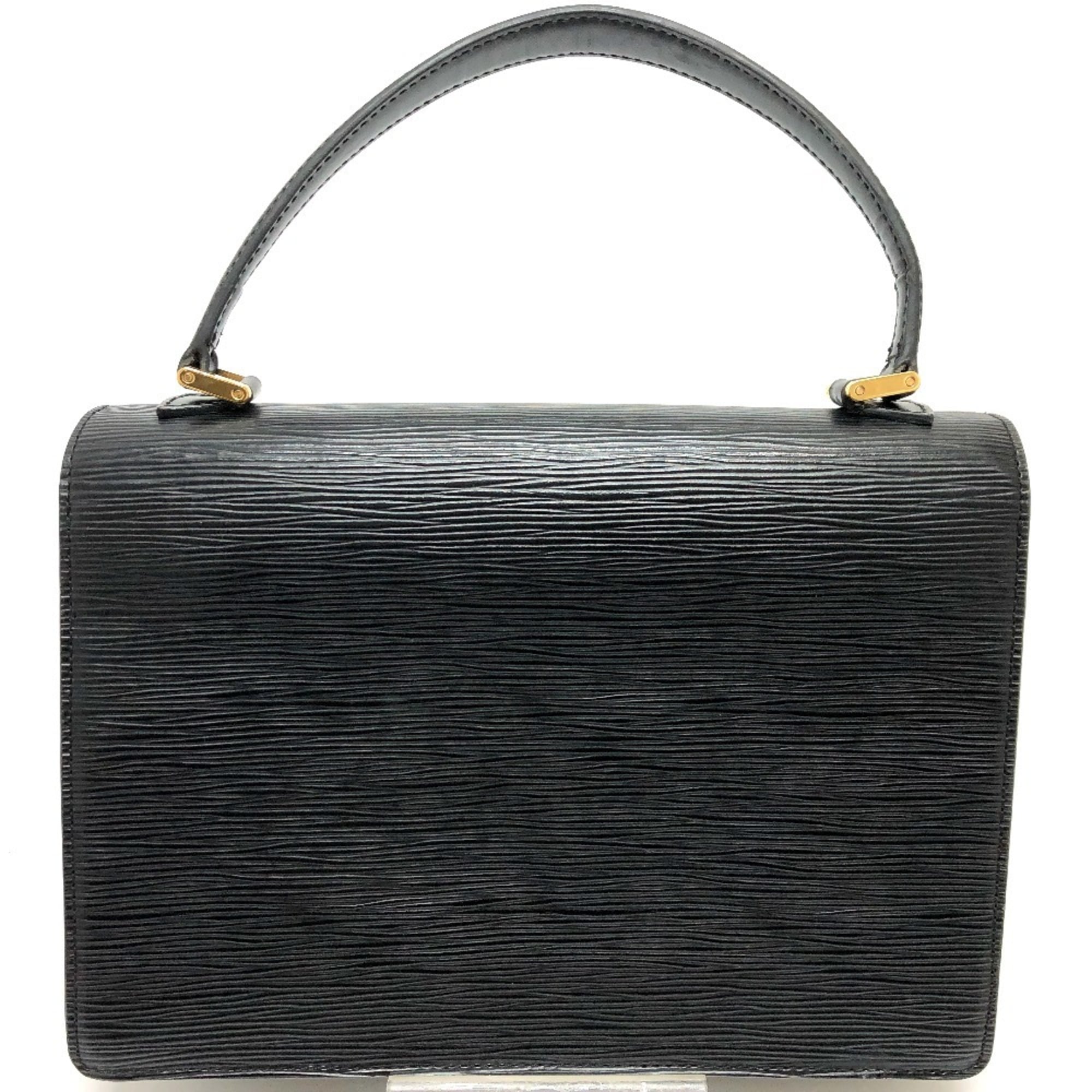 Louis Vuitton Black Epi Leather Handbag (Pre-Owned)