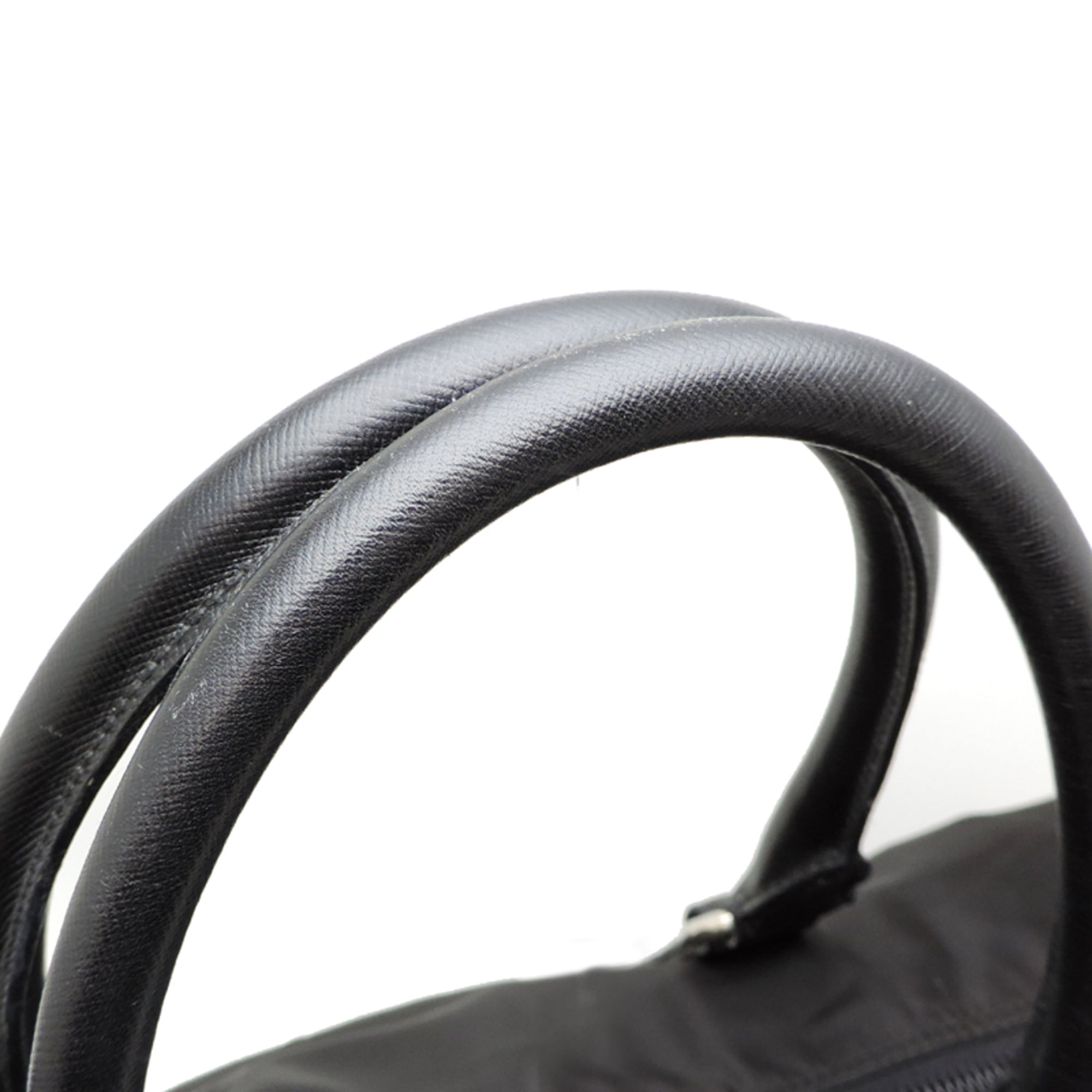 Prada Black Nero Nylon Boston Bag (Pre-Owned)