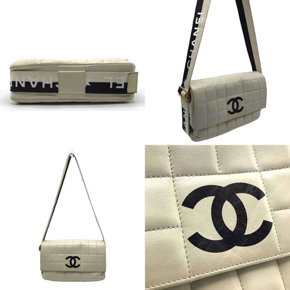 Chanel Ivory Ivory Shoulder Bag (Pre-Owned)