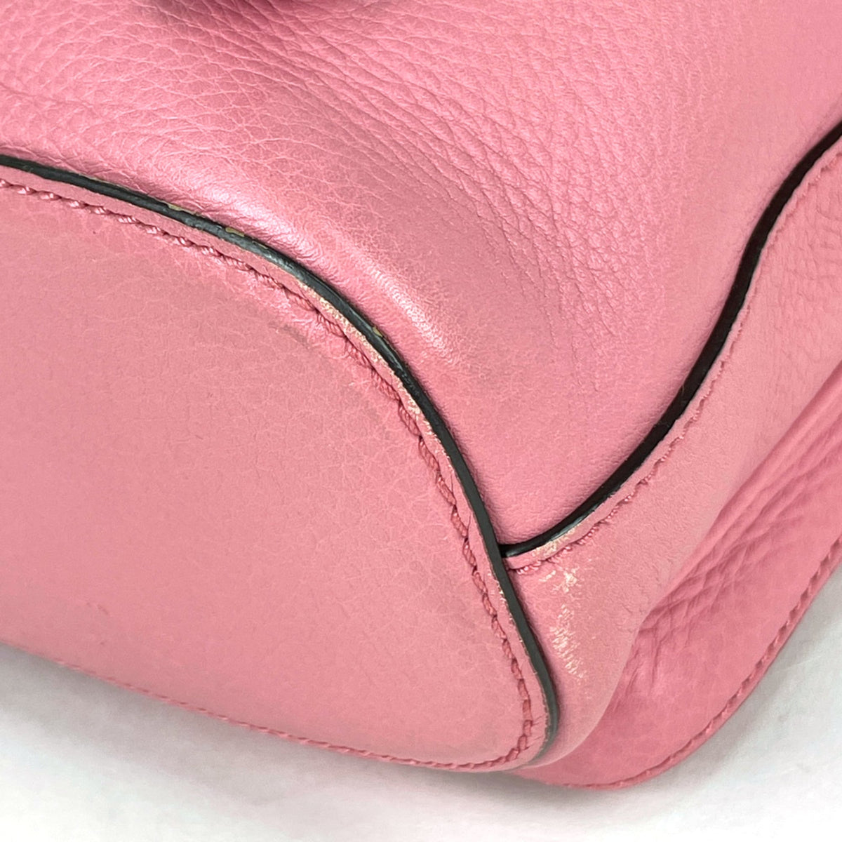 Gucci Pink Leather Backpack (Pre-Owned)