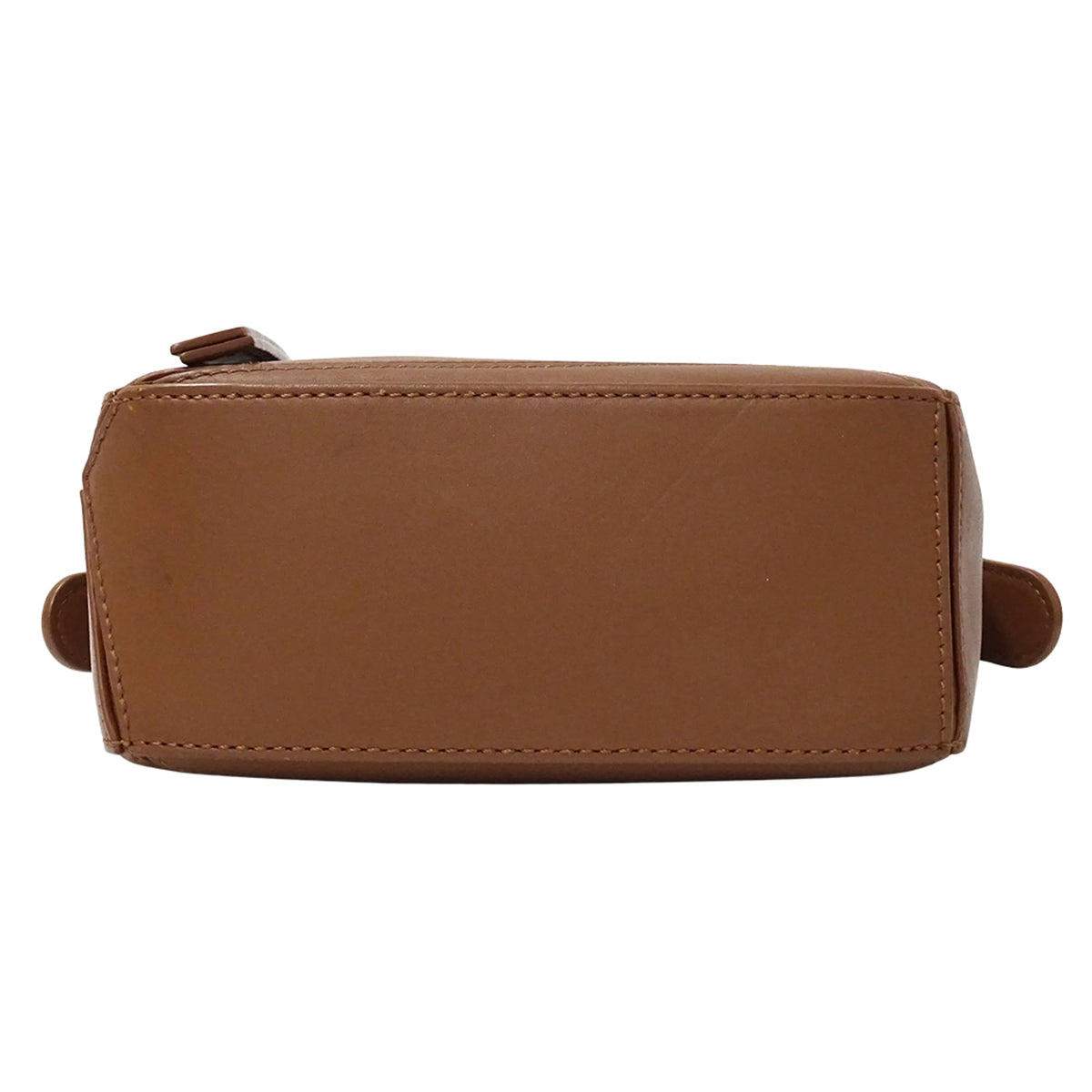 Loewe Puzzle Brown Leather Handbag Shoulder Bag (Pre-Owned)