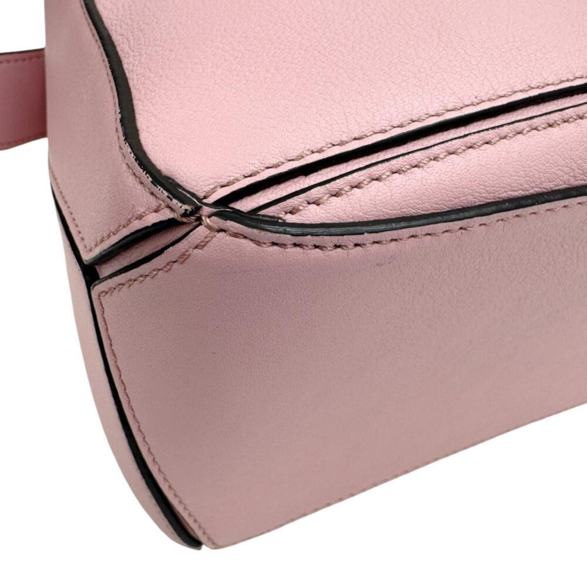 Loewe Pink Leather Handbag Shoulder Bag (Pre-Owned)