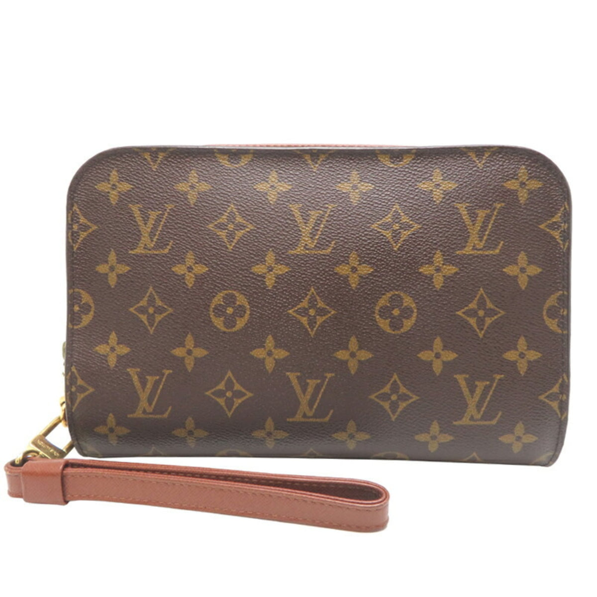 Louis Vuitton Brown Monogram Monogram Clutch Bag (Pre-Owned)
