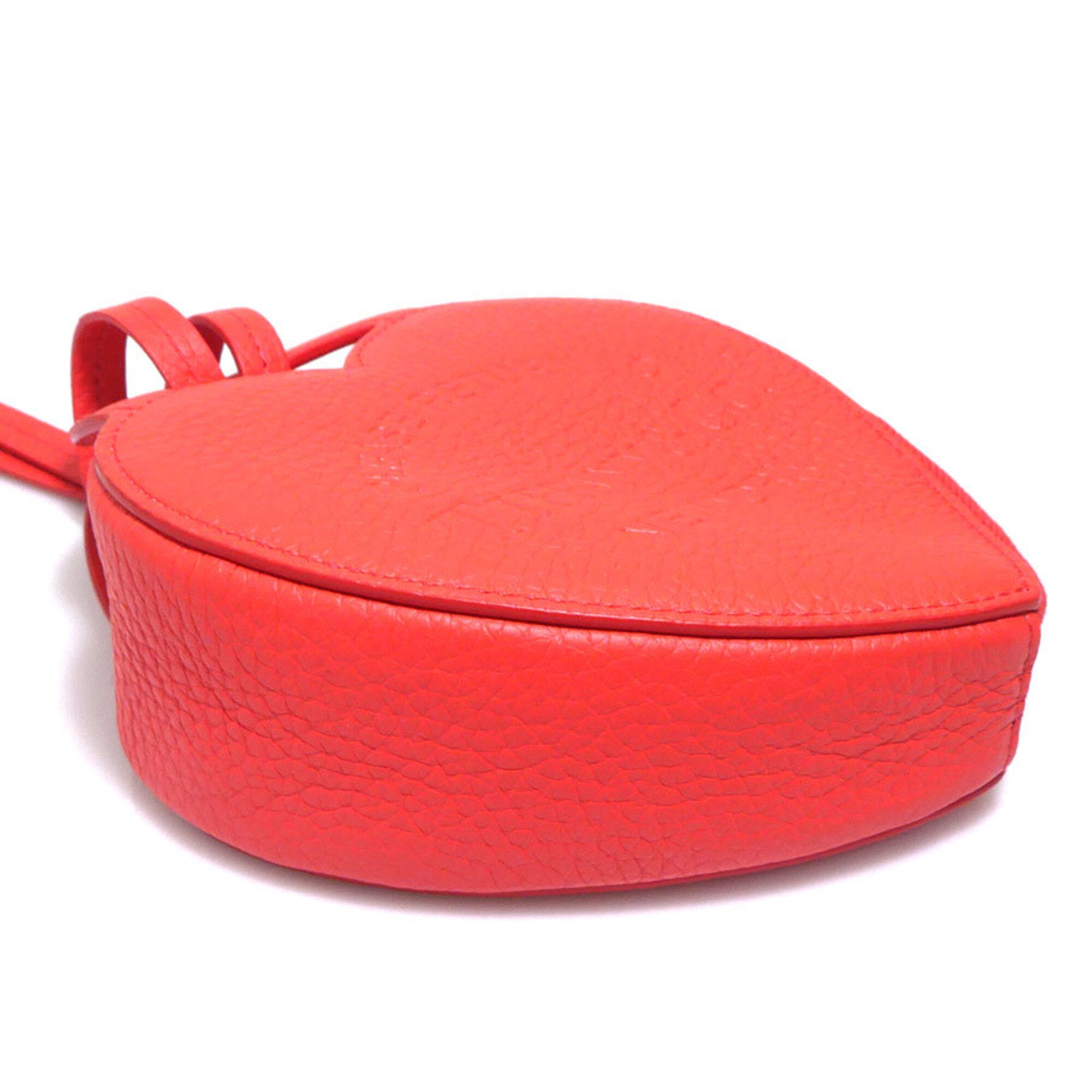Tiffany Red Color Leather Coin Purse/Coin Case (Pre-Owned)