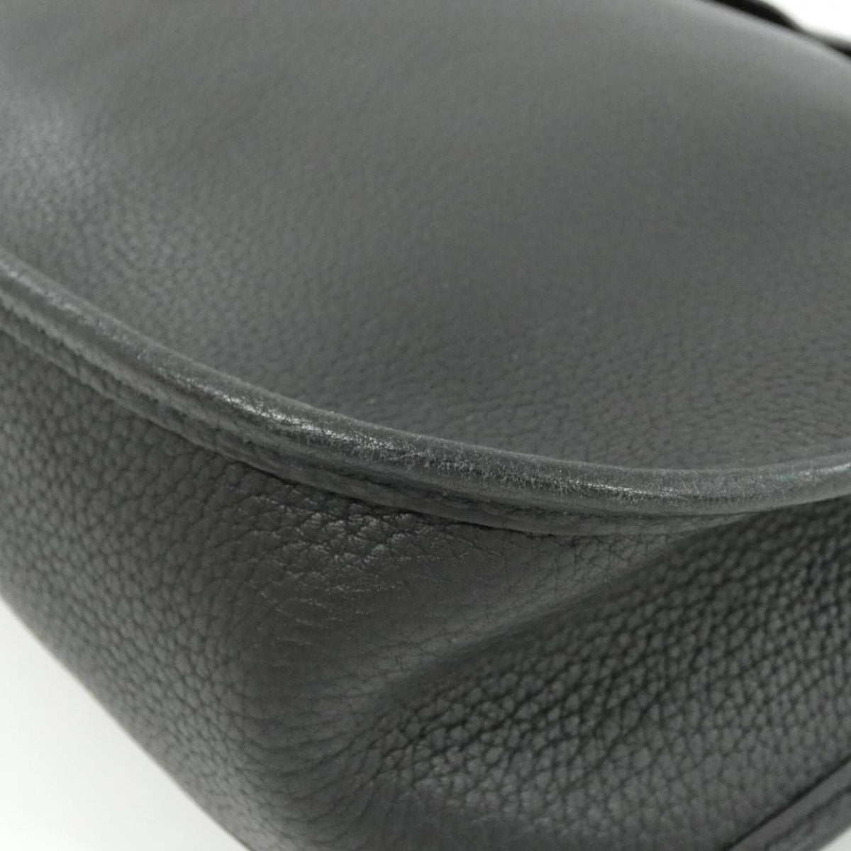 Hermes Black Fjord Leather Handbag (Pre-Owned)