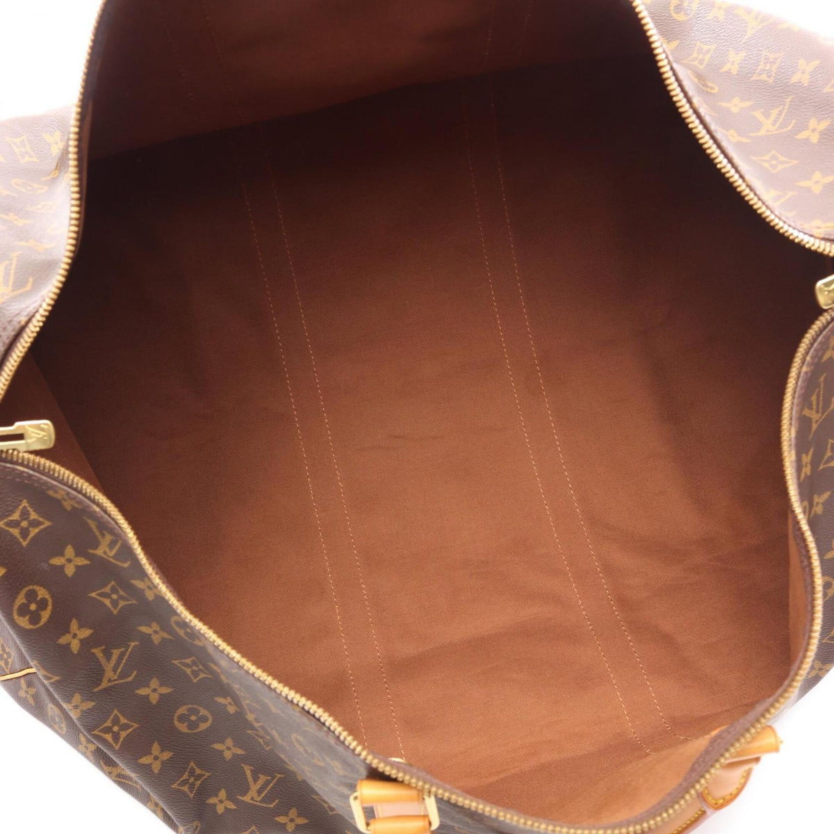 Louis Vuitton Brown Monogram Monogram Leather Boston Bag Handbag (Pre-Owned)