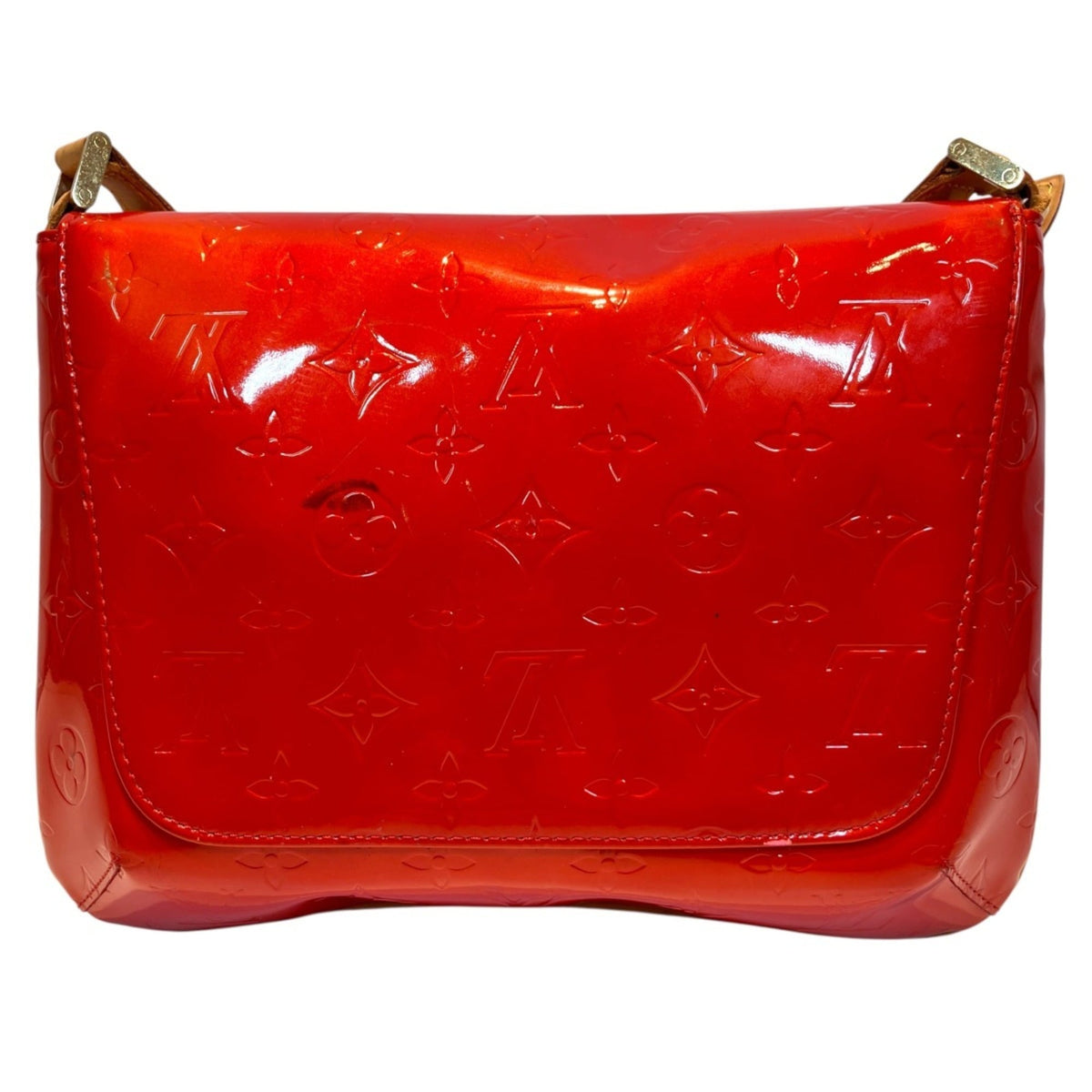 Louis Vuitton Galle Red Color Vernis Shoulder Bag (Pre-Owned)