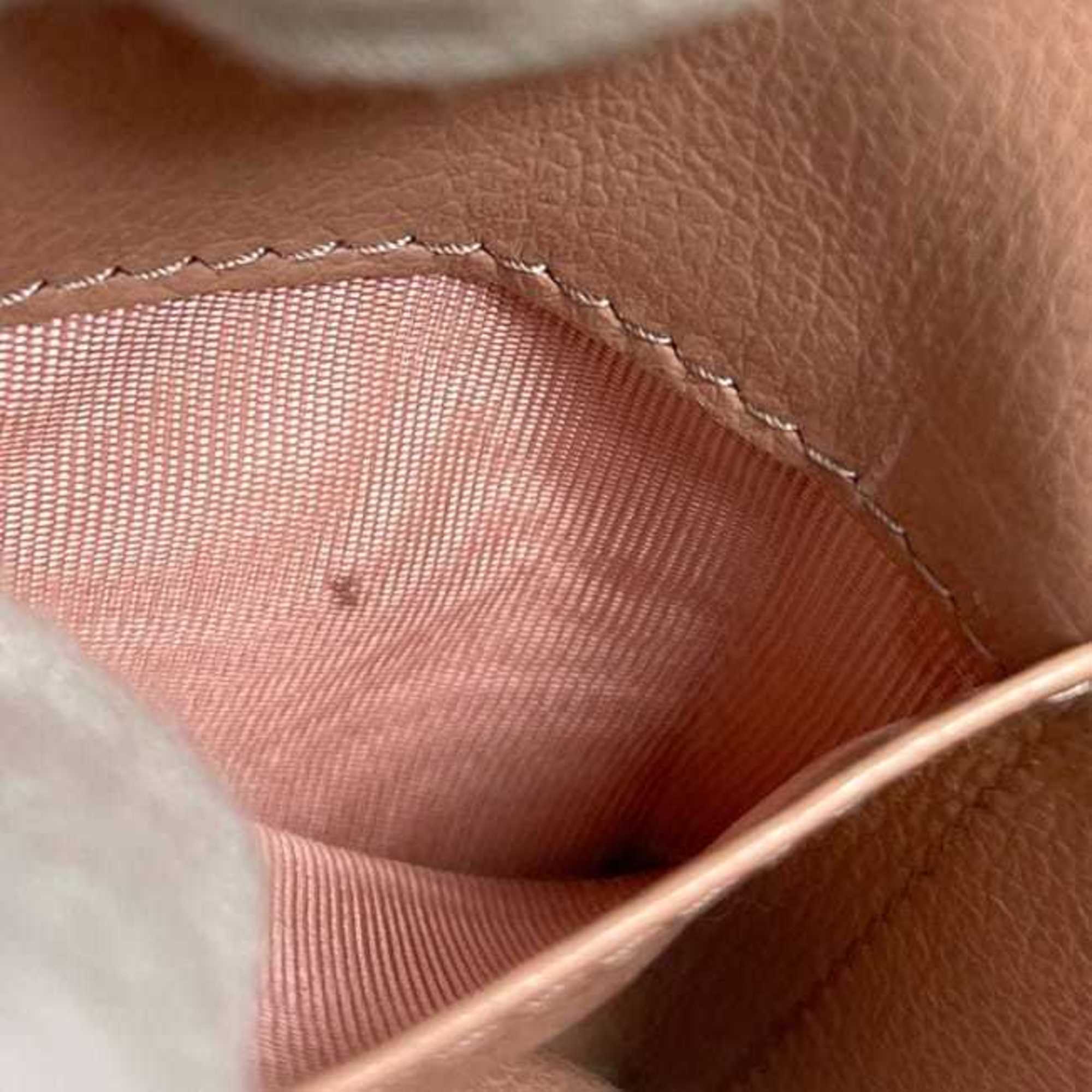 Miu Miu Pink Leather Wallet (Tri-Fold) (Pre-Owned)