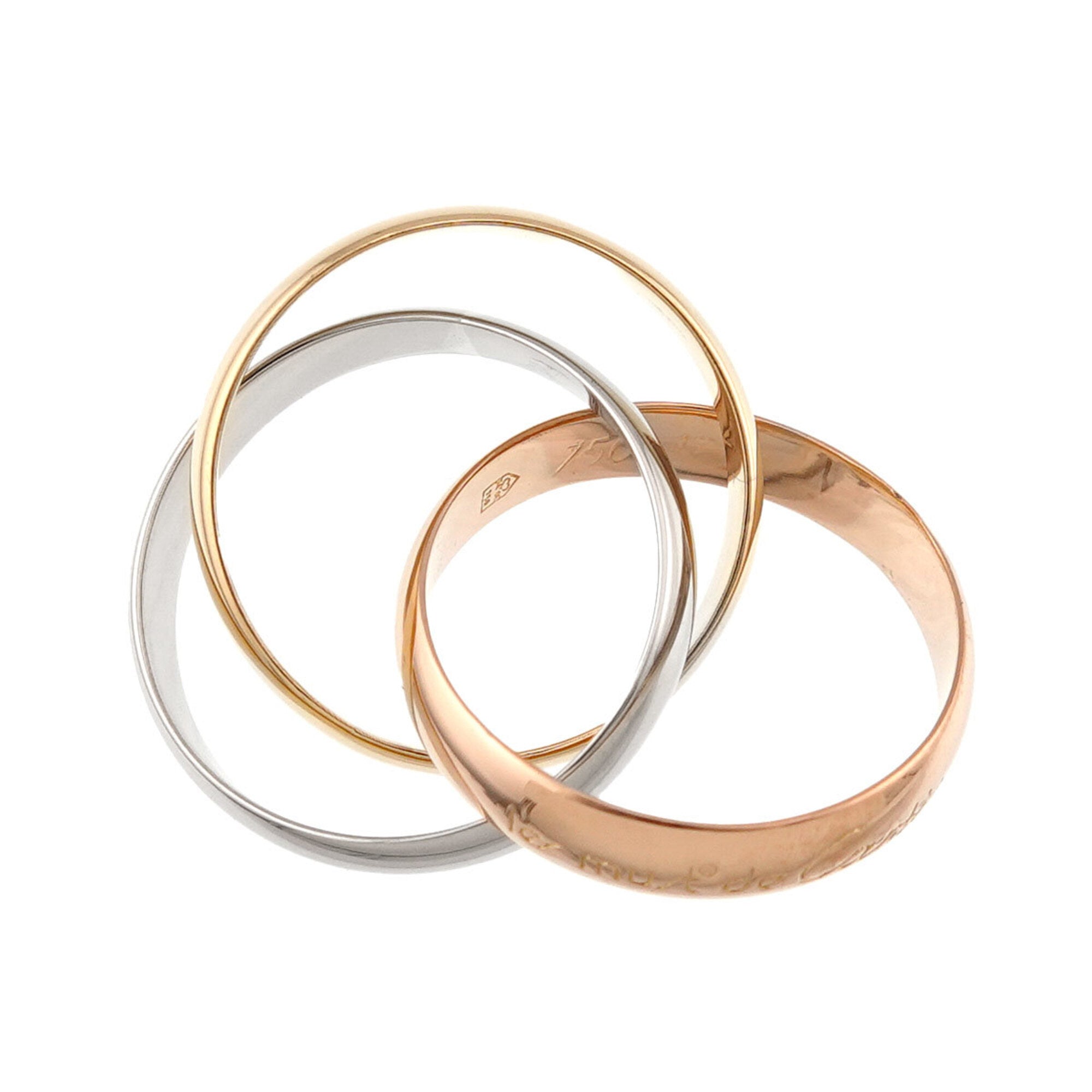 Cartier Yellow Gold (18K) Pink Gold (18K) White Gold (18K) Band Ring (Pre-Owned)