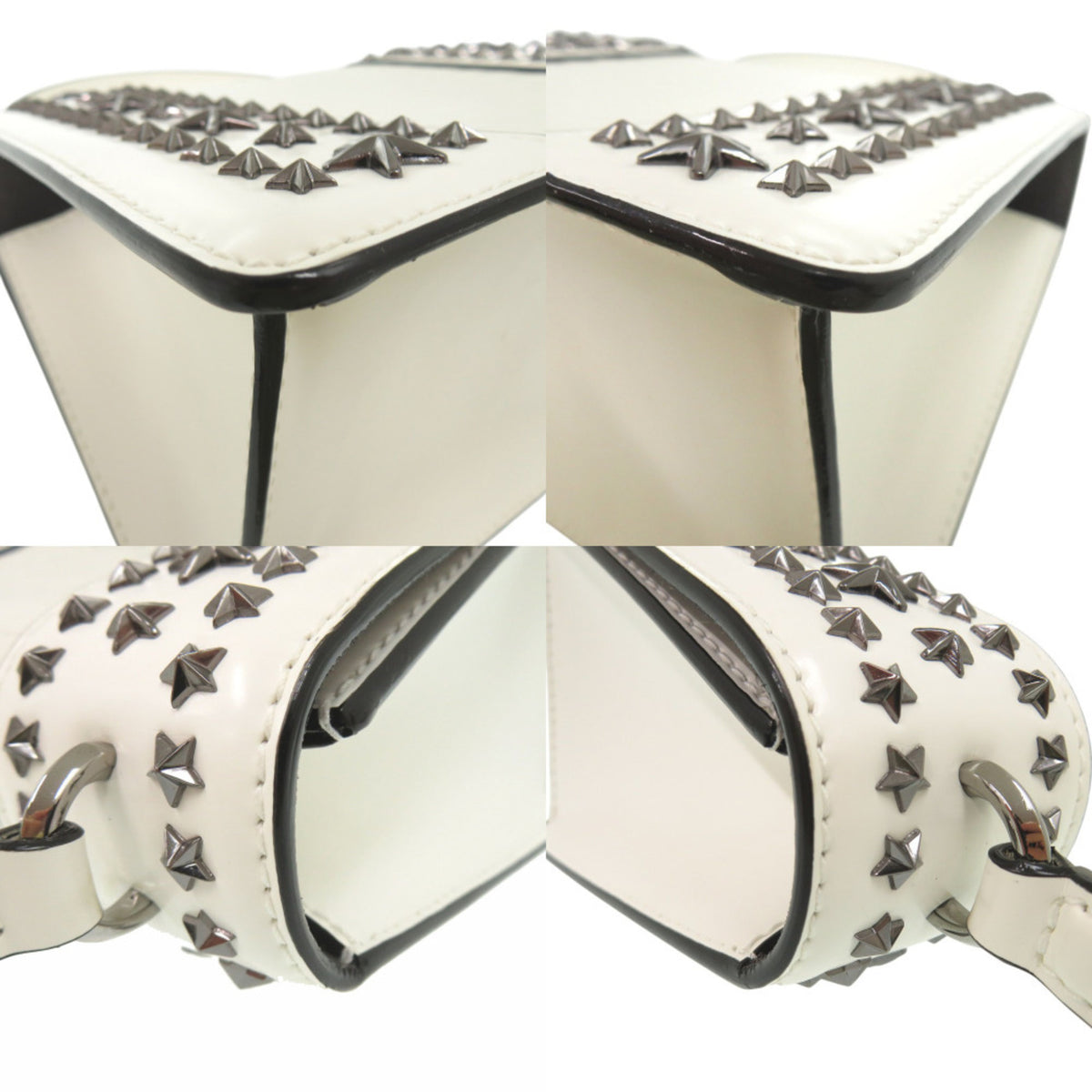 Jimmy Choo White Handbag Shoulder Bag (Pre-Owned)