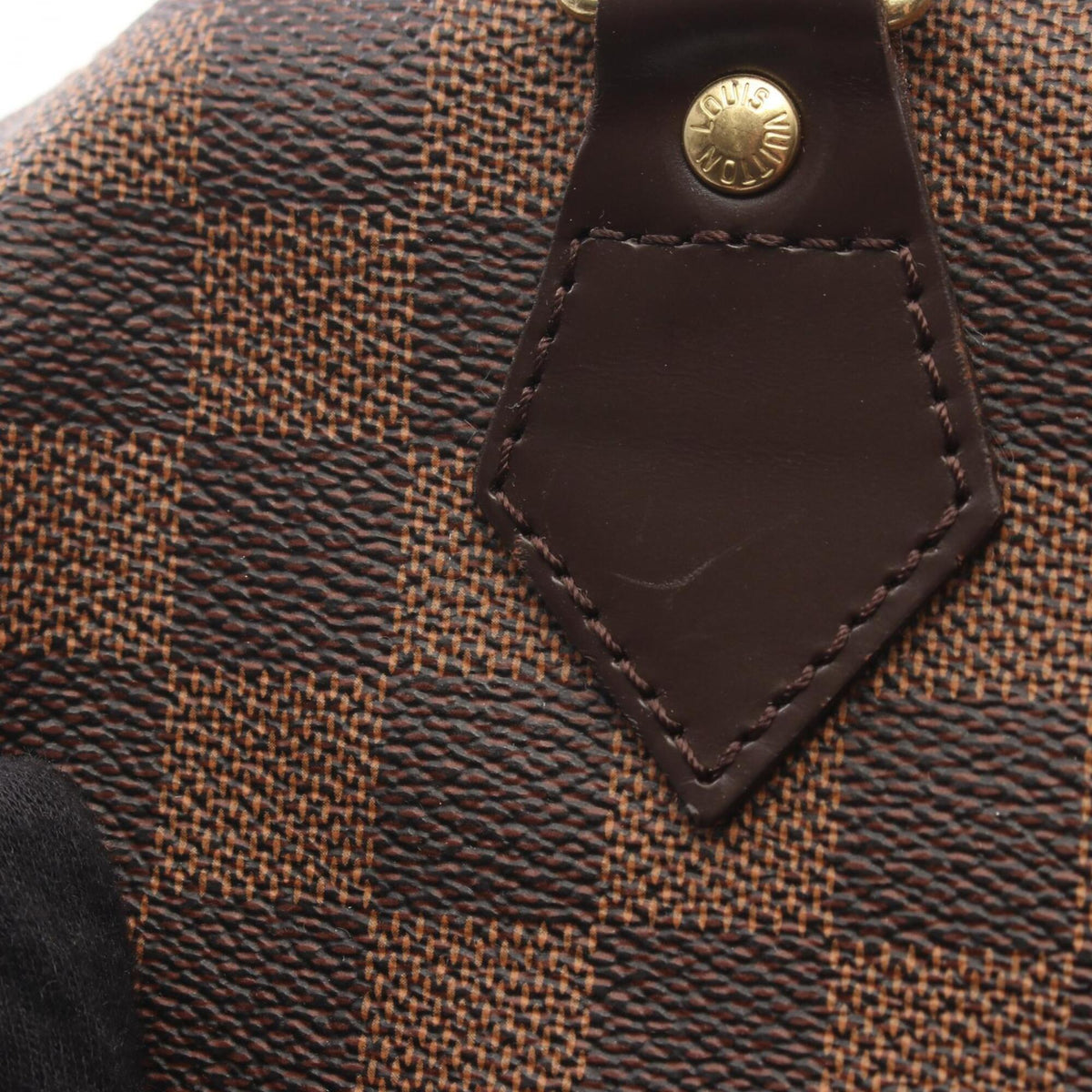 Louis Vuitton Brown Damier Canvas Coated Canvas Damier Canvas Leather Handbag (Pre-Owned)