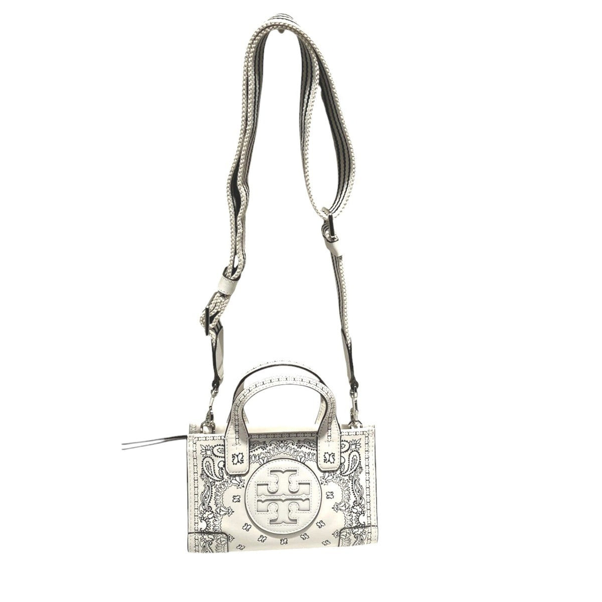 Tory Burch White Leather Shoulder Bag (Pre-Owned)
