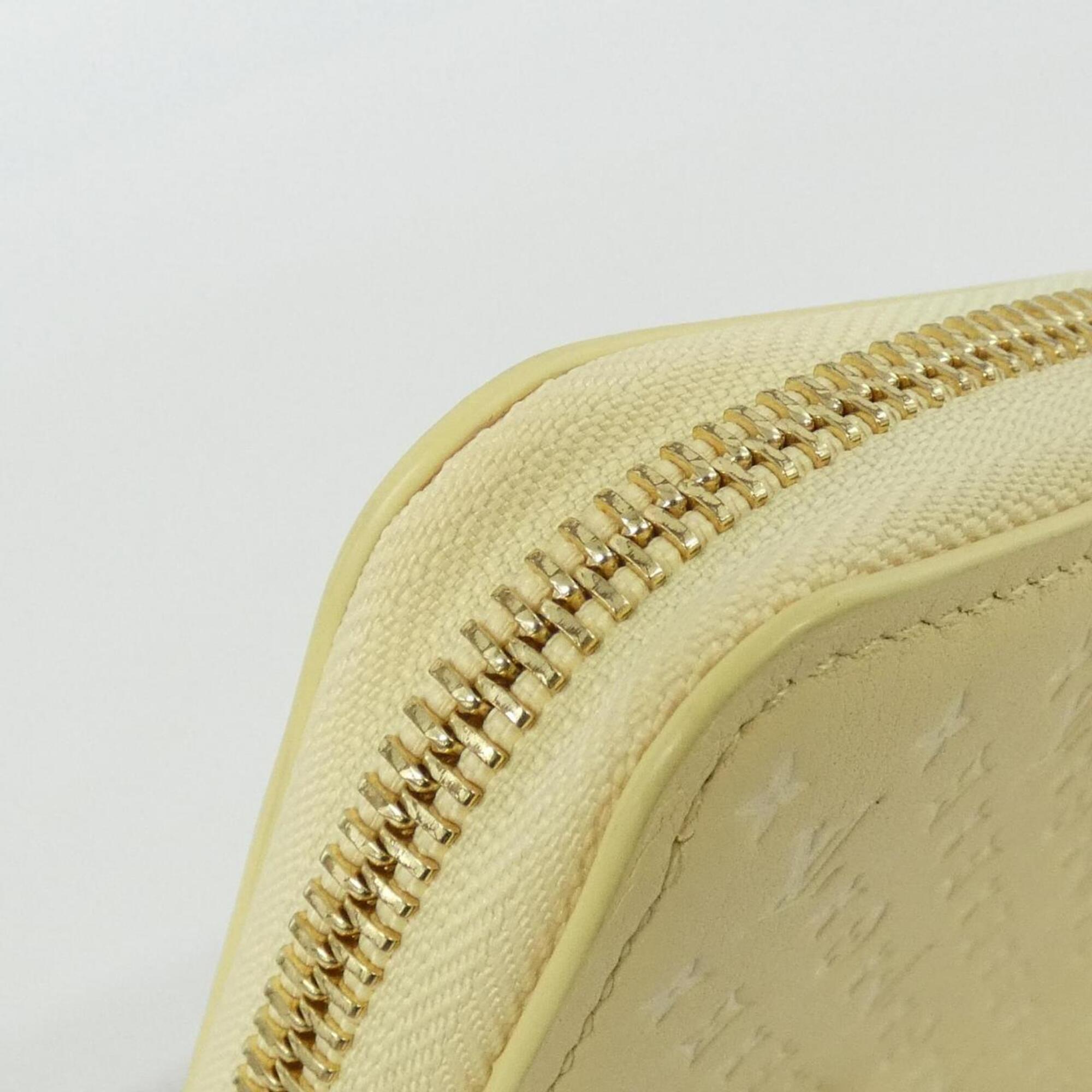 Louis Vuitton Jaune Leather Long Wallet (Bi-Fold) (Pre-Owned)