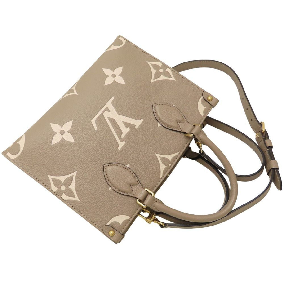 Louis Vuitton Tourterelle Monogram Empreinte Handbag (Pre-Owned)